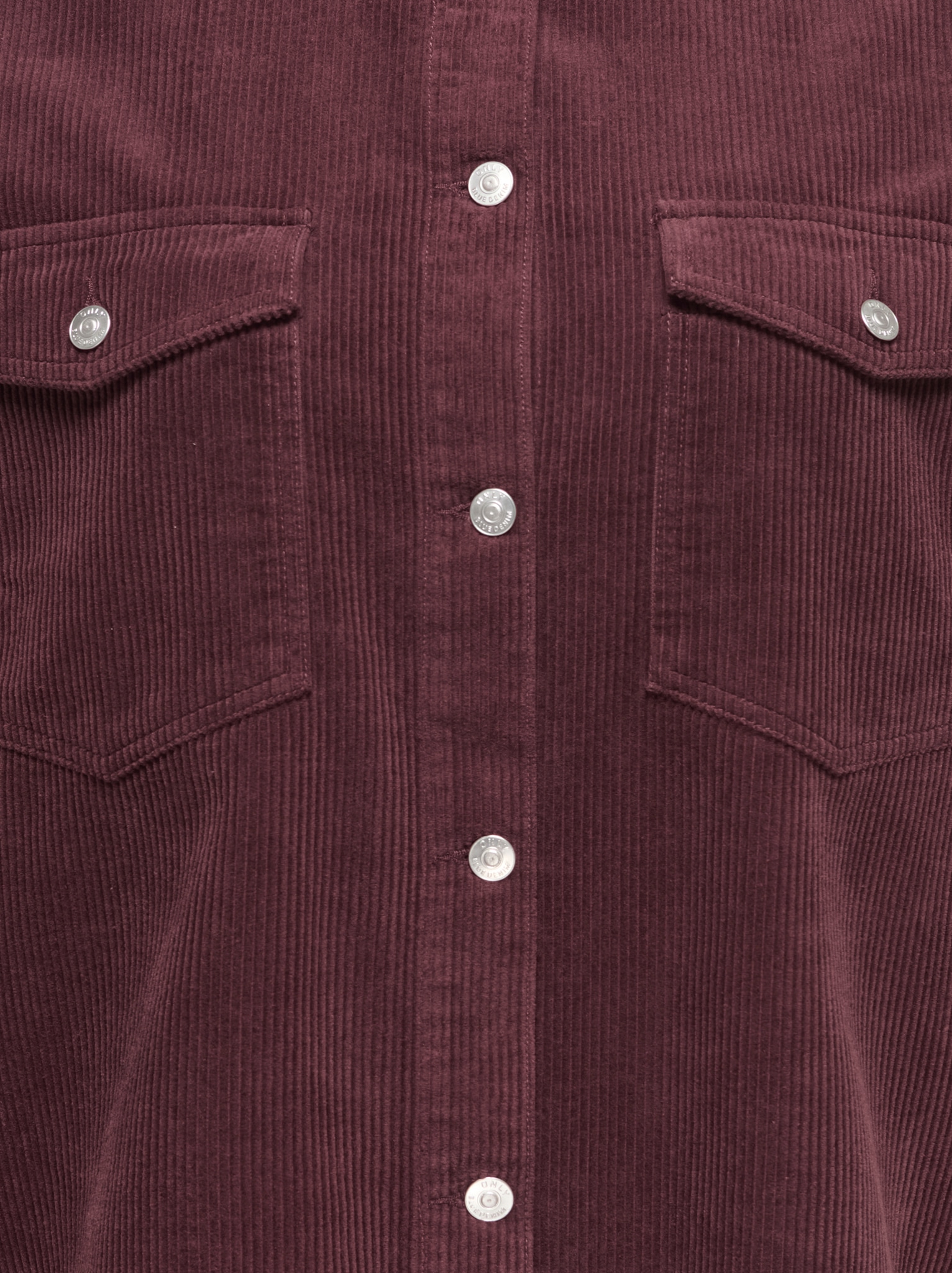 ONLY CARMAKOMA Blouse à manches longues »CARTIGGY L/S CORD SHACKET PNT NOOS« Coton, velours côtelé