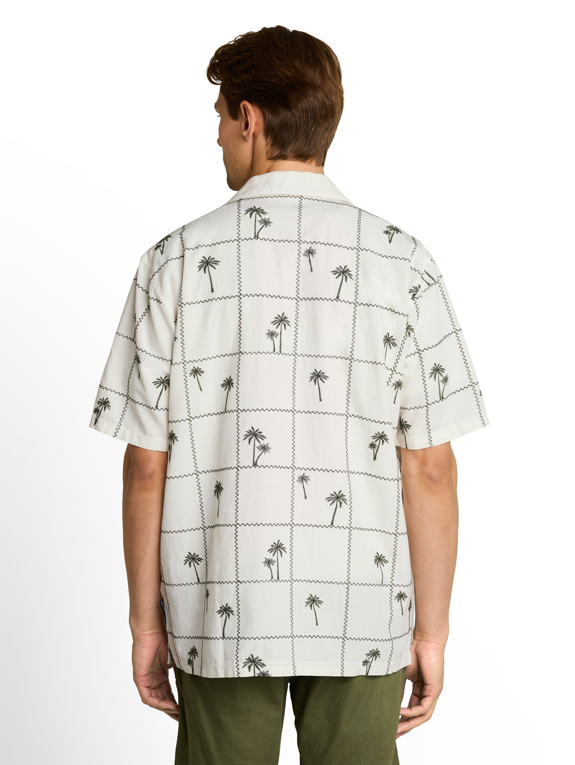 TOM TAILOR Denim T-shirt à manches courtes chemise d'été avec broderies