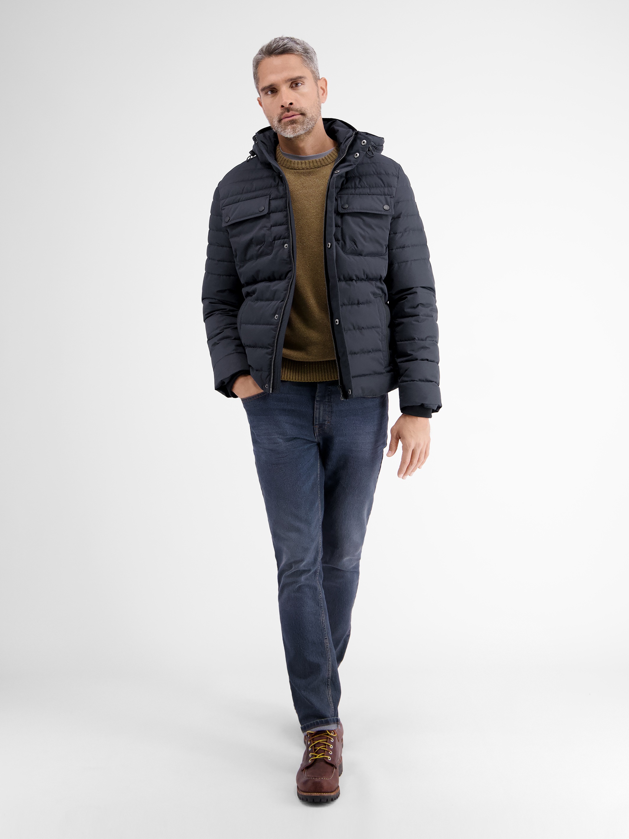 LERROS Veste d'hiver »Steppjacke mit abnehmbarer Kapuze« mit Kapuze