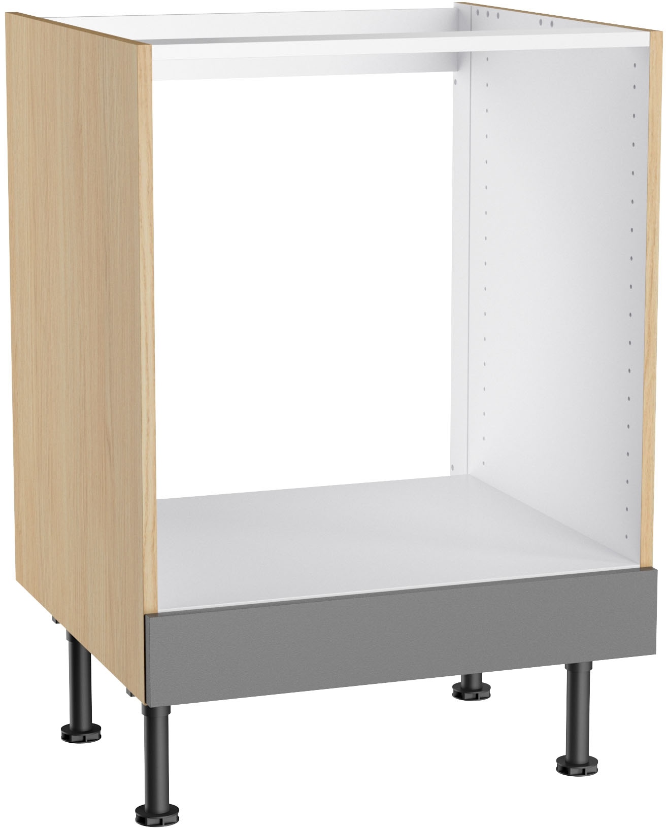 KOCHSTATION Herdumbauschrank »KS-Lucy« Breite 60 cm, 1 Blende, höhenverstellbare Füsse