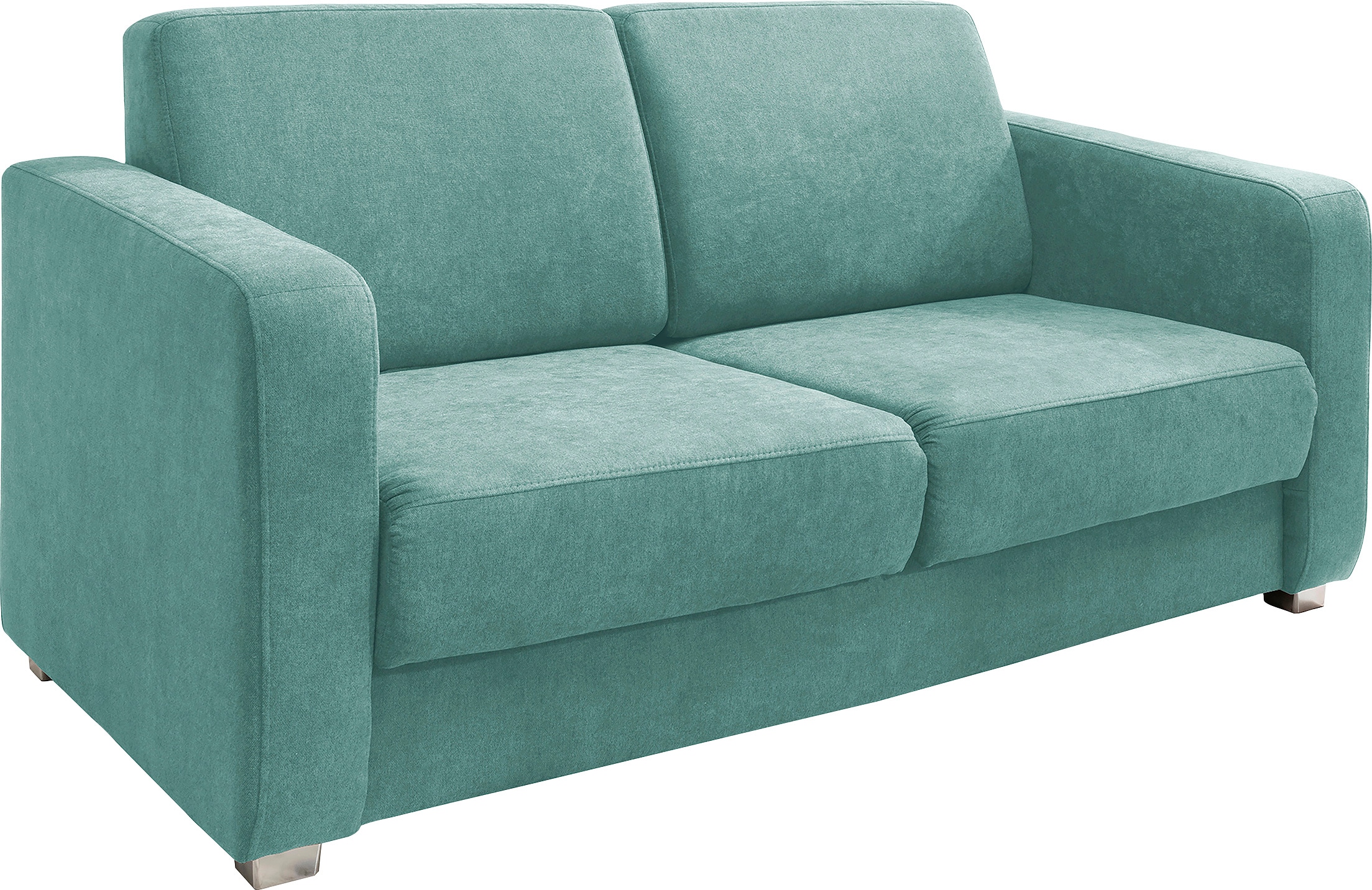 Home affaire Ecksofa »Lazio modern und bequem, schmale Armlehnen, tolle Detailverarbeitung« mit 2 Einzelauszügen als Längsschläfer