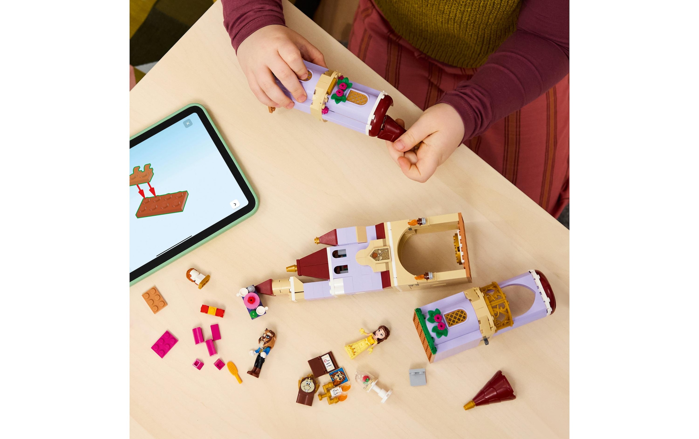 LEGO® Pions de construction »Das verzauberte Schloss von Belle und dem Biest (43289)« LEGO Disney Princess ; Fabriqué en Europe
