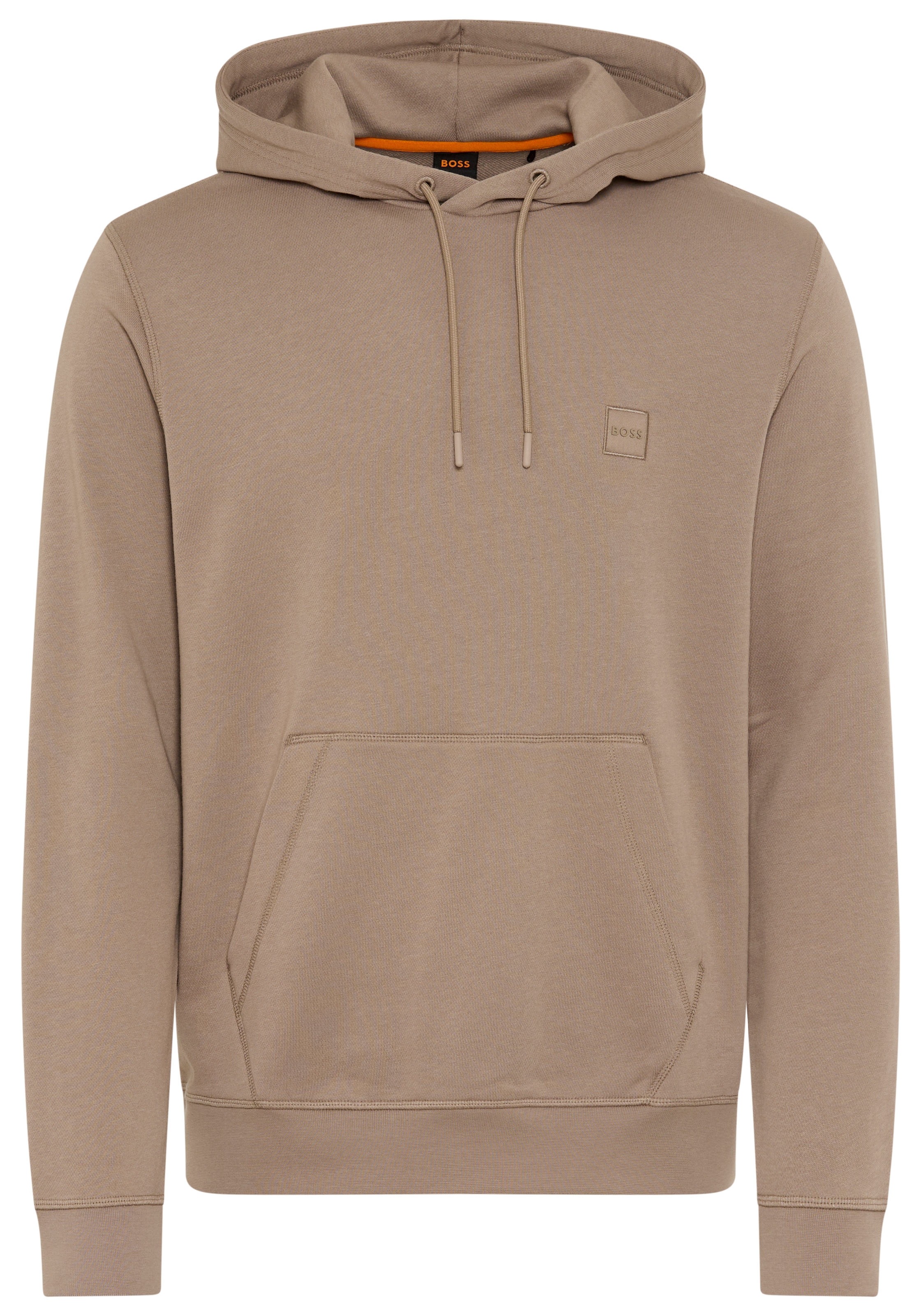 BOSS ORANGE Sweat à capuche »Wetalk« mit gesticktem BOSS Markenlabel
