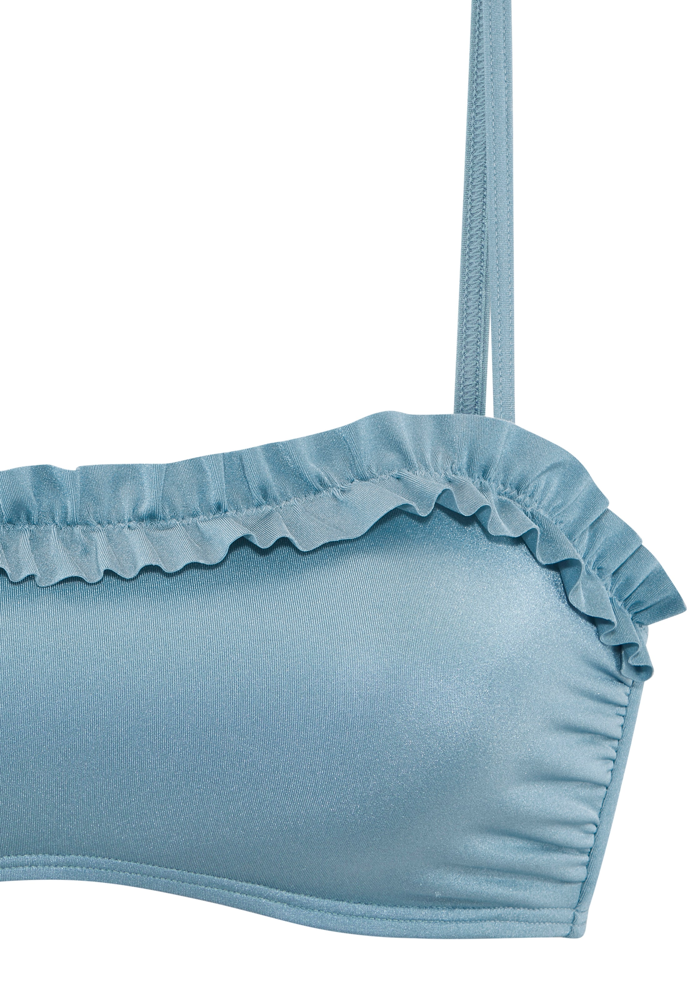 LASCANA Top bikini bandeau »Liora« mit Rüschen