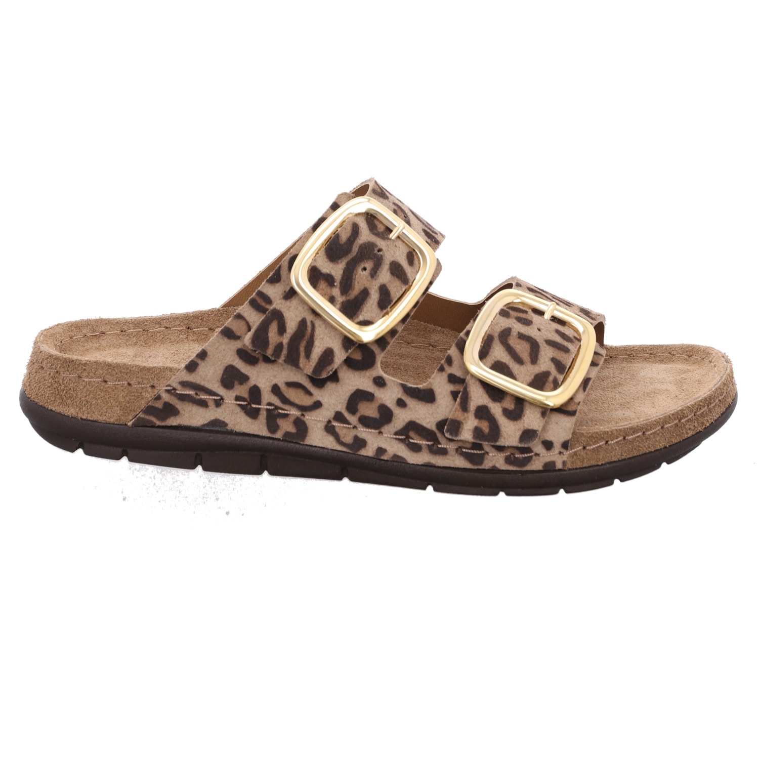 Rohde Pantolette »Rodigo Leo«  Sommerschuh, Hausschuh mit Leo-Print