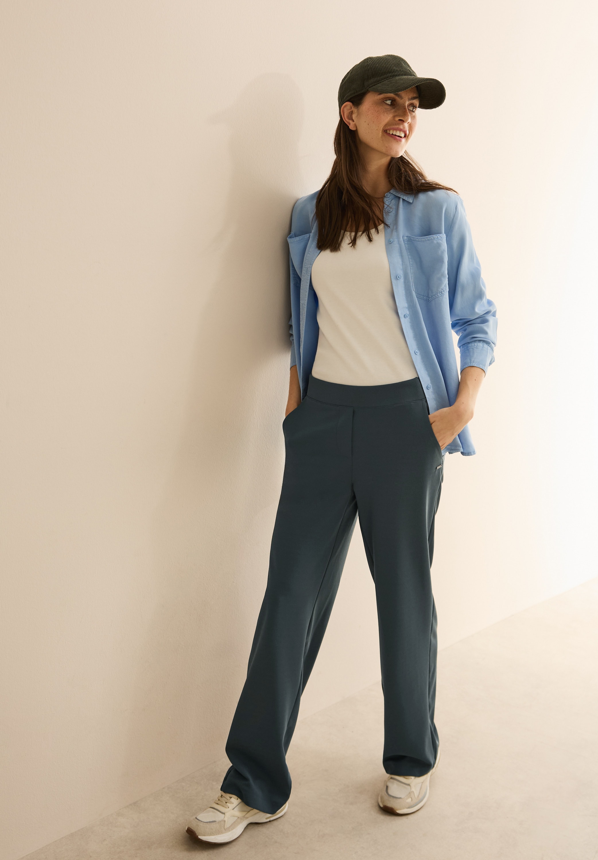 Cecil Stoffhose »Style Neele«  Sommerhose mit elastischem Bund