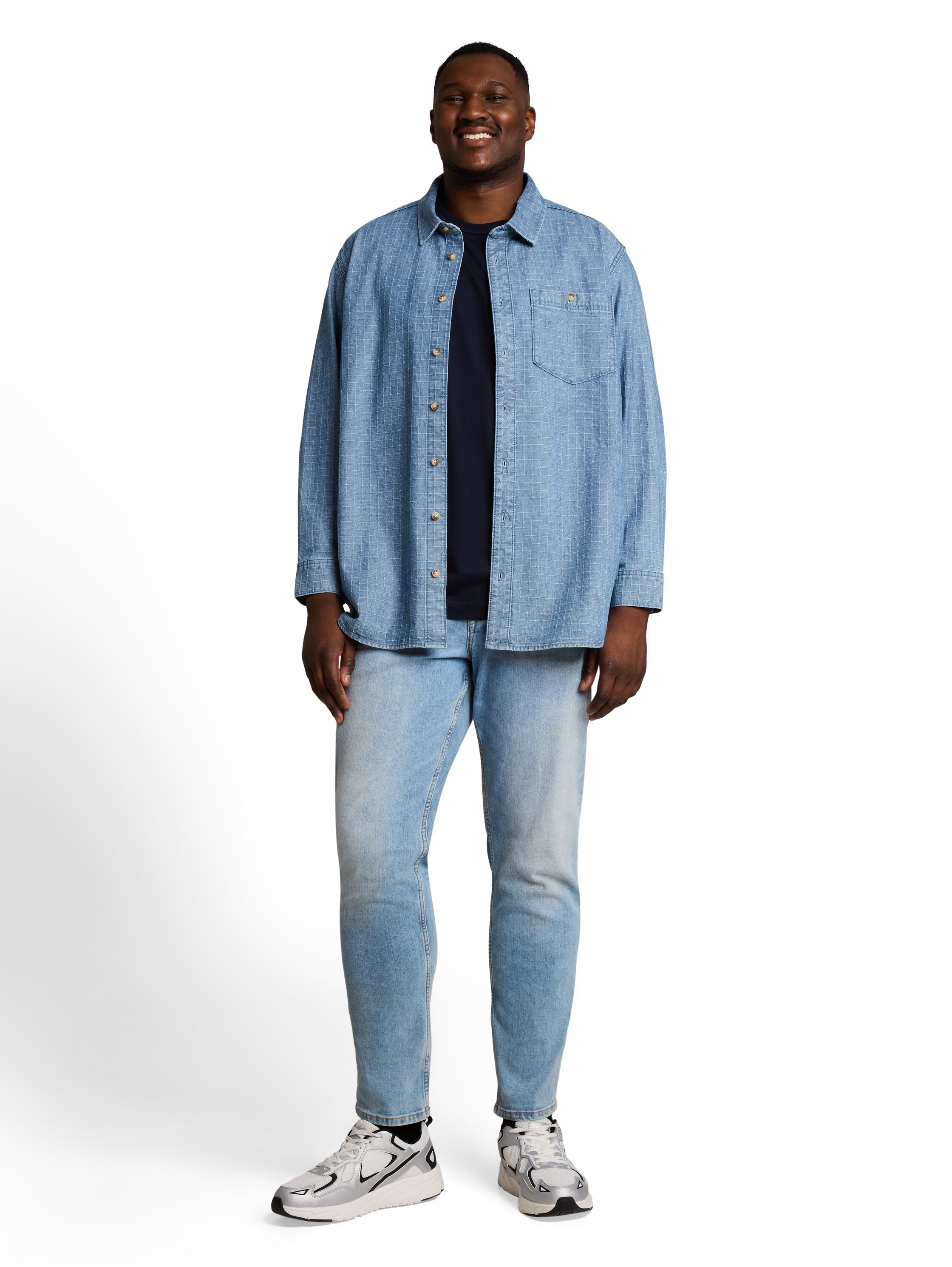 TOM TAILOR PLUS T-shirt à manches longues grandes tailles
