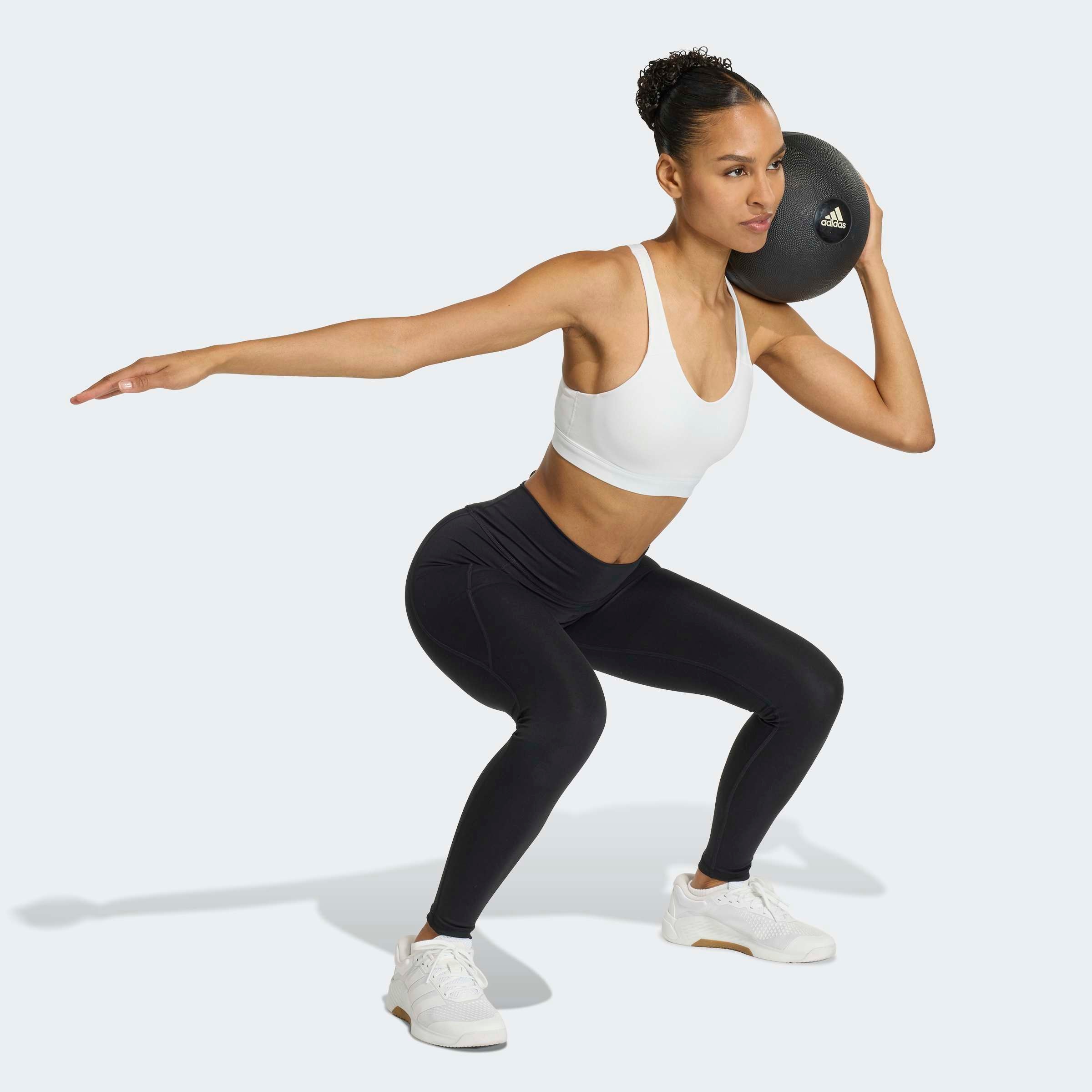 adidas Performance Sport-BH »OPTIME ESSENTIALS WORKOUT BH MIT STARKEM HALT«