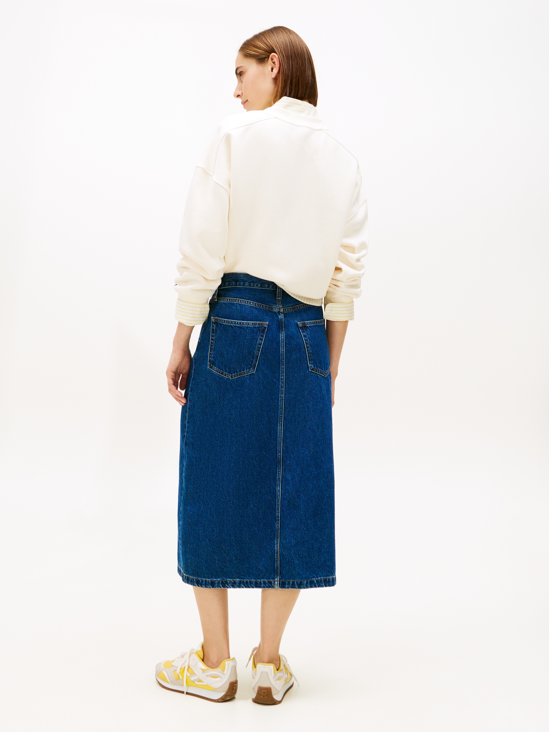 Tommy Hilfiger Jupe en jean »DNM EMI MIDI STRAIGHT SKIRT HW«