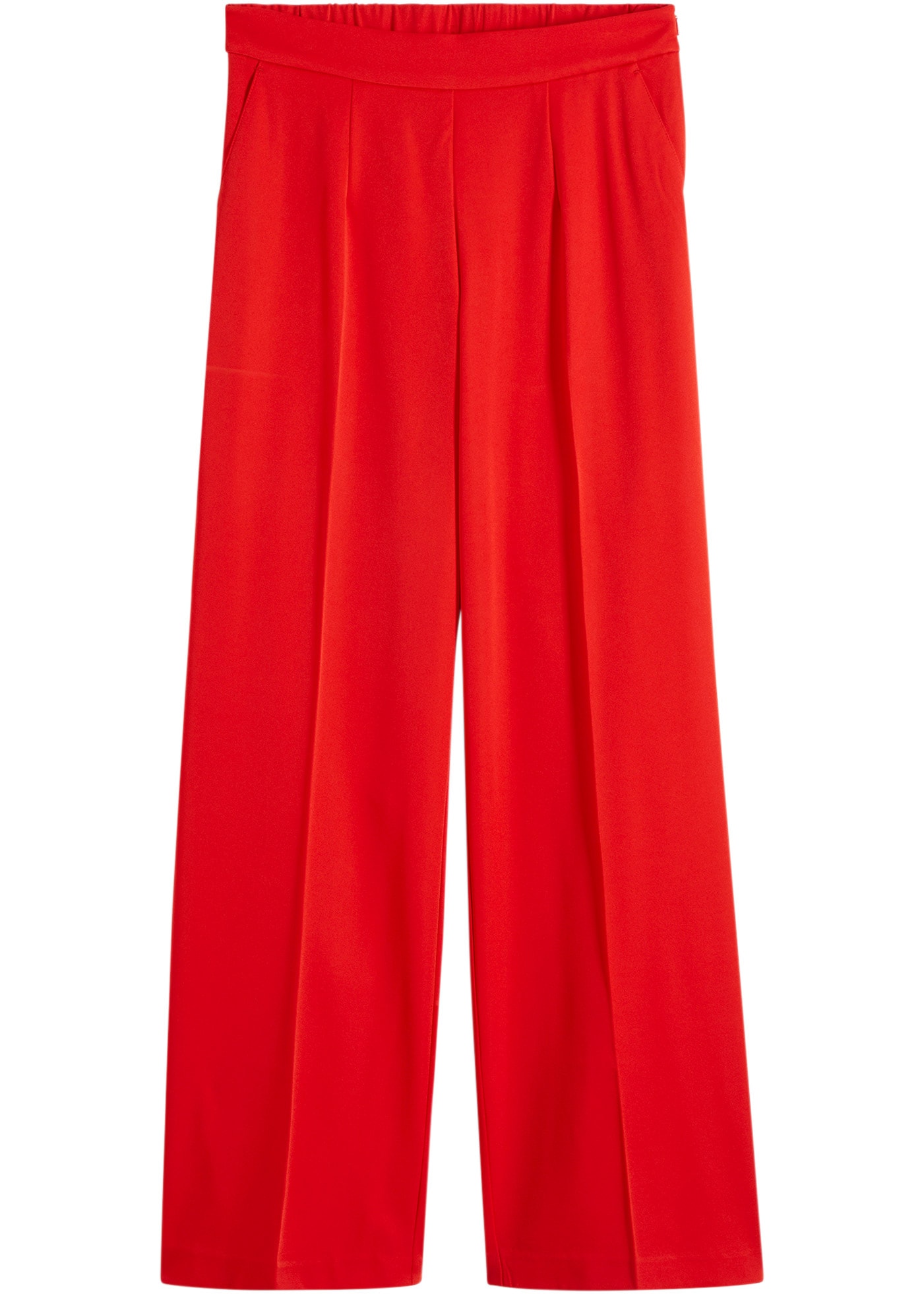 bonprix Pantalon marlène »Marlenehose«  aus Polyester und Elasthan, Loose fit Passform, femininer Stil