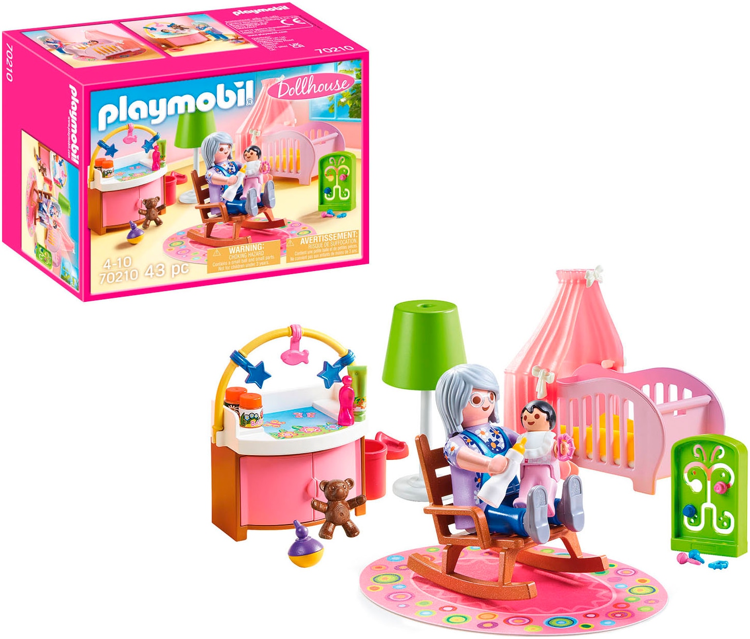 Playmobil® Jeu de construction »Babyzimmer (70210), Dollhouse« Made in Germany
