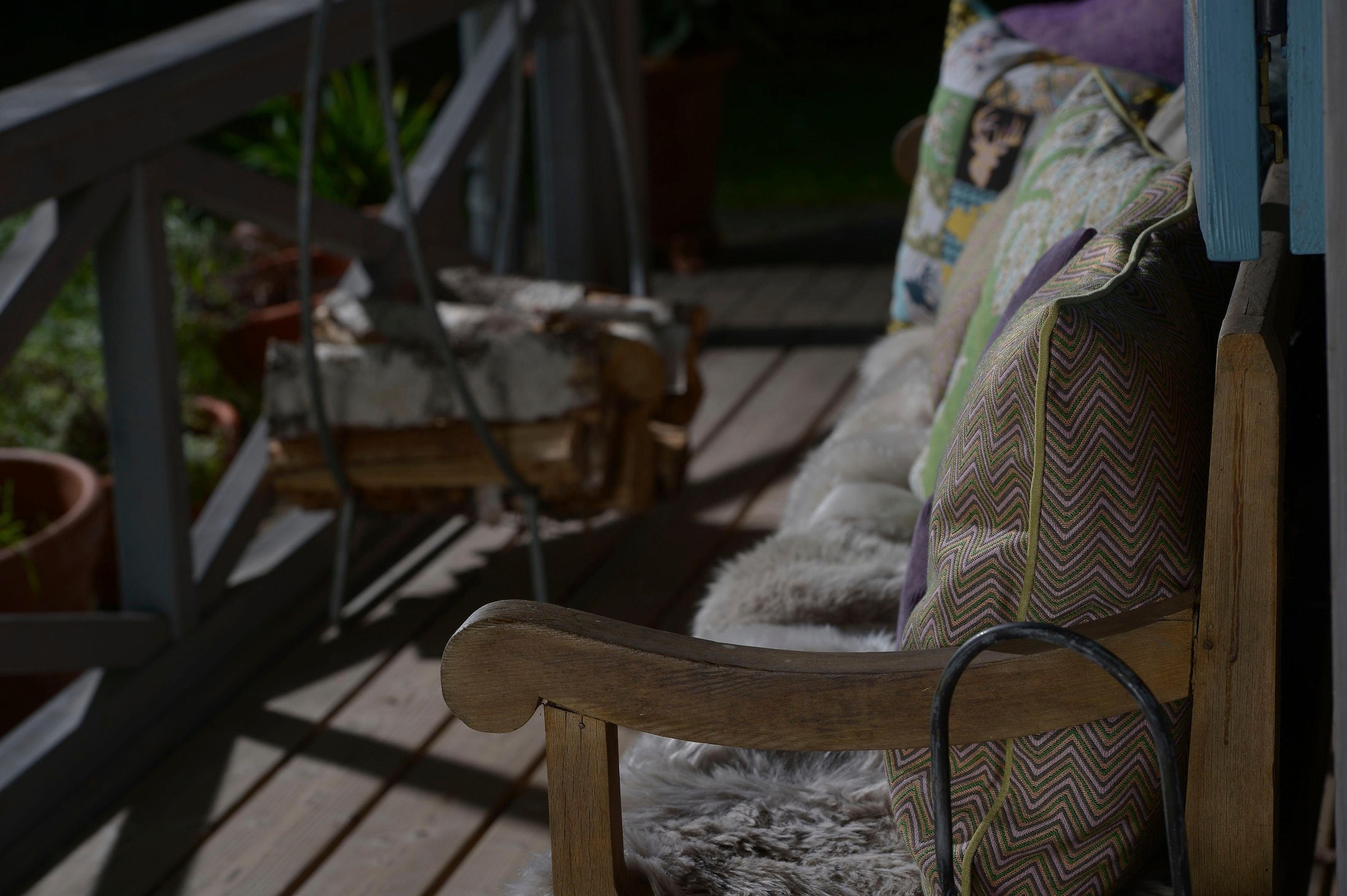 H.O.C.K. Dekokissen »Harry Leola« mit Zick-Zack-Muster, Kissenhülle mit Füllung, 1 Stück