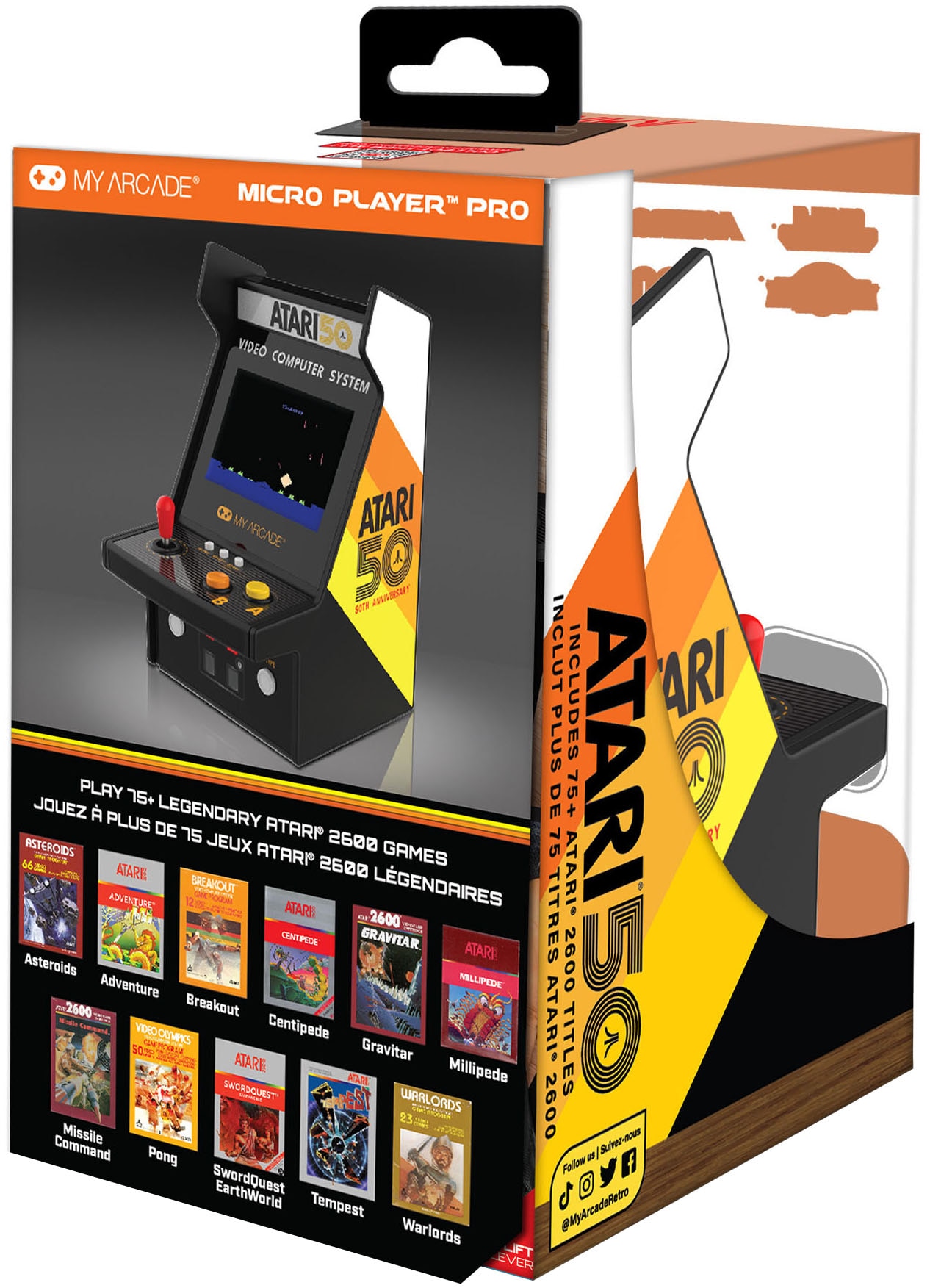 MYARCADE Console rétro »ATARI Micro Player Pro«