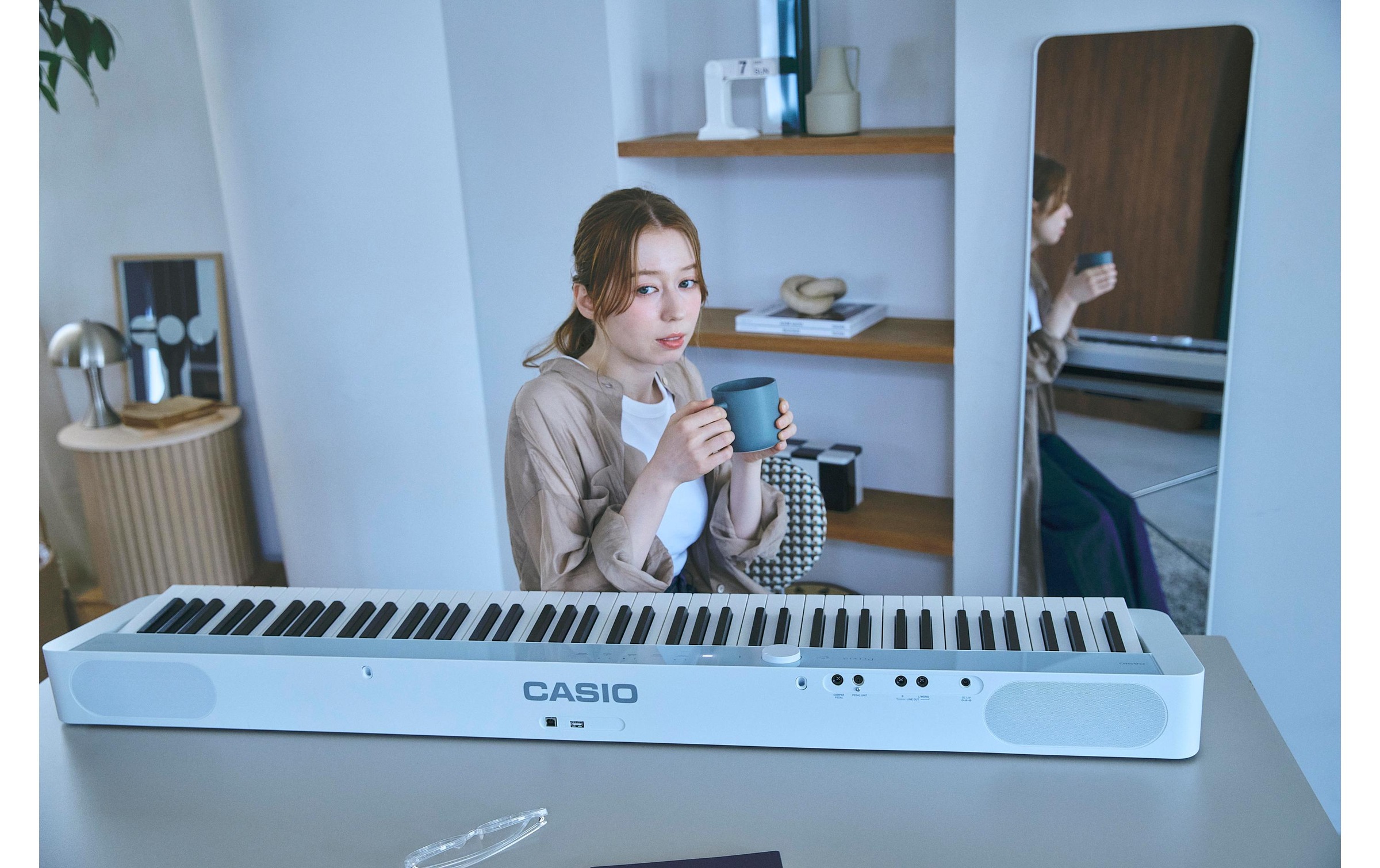 CASIO Digitalpiano »Privia PX-S1100 Calm Limited«