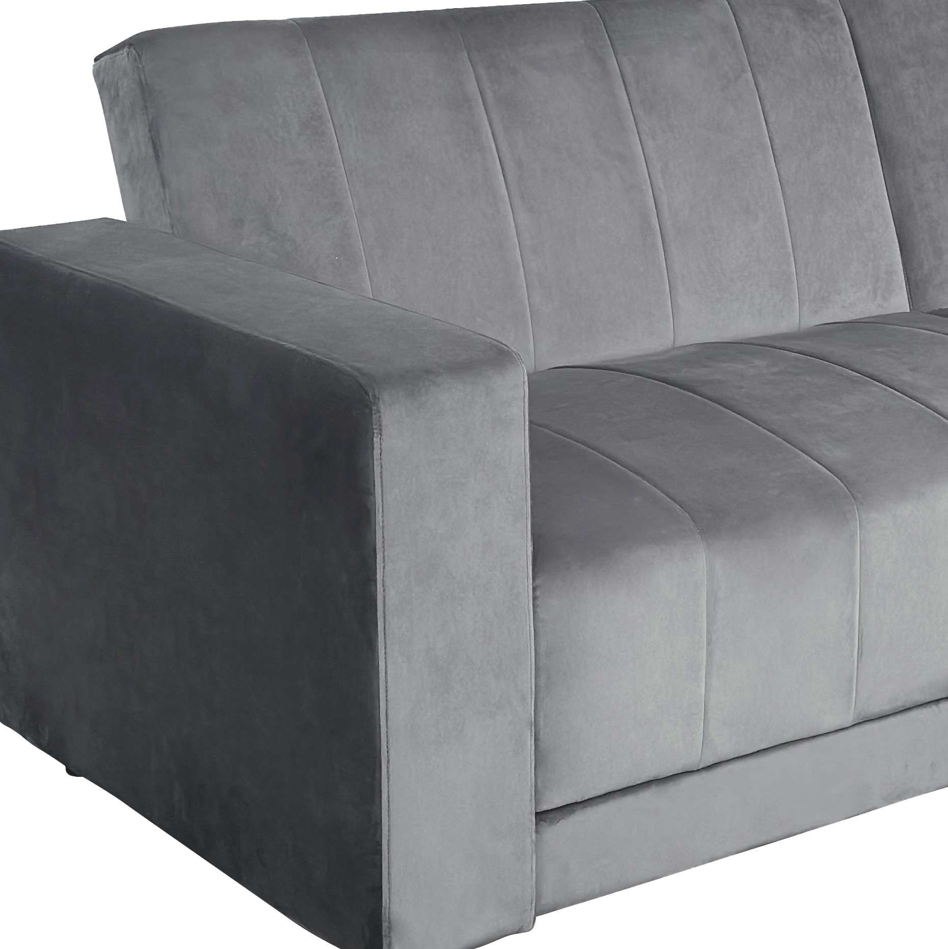 Dorel Home 3-places »Allie II Schlafsofa 225 cm« Bett-Funktion (108/190cm), Rückenlehne 2-teilig, mit Steppung