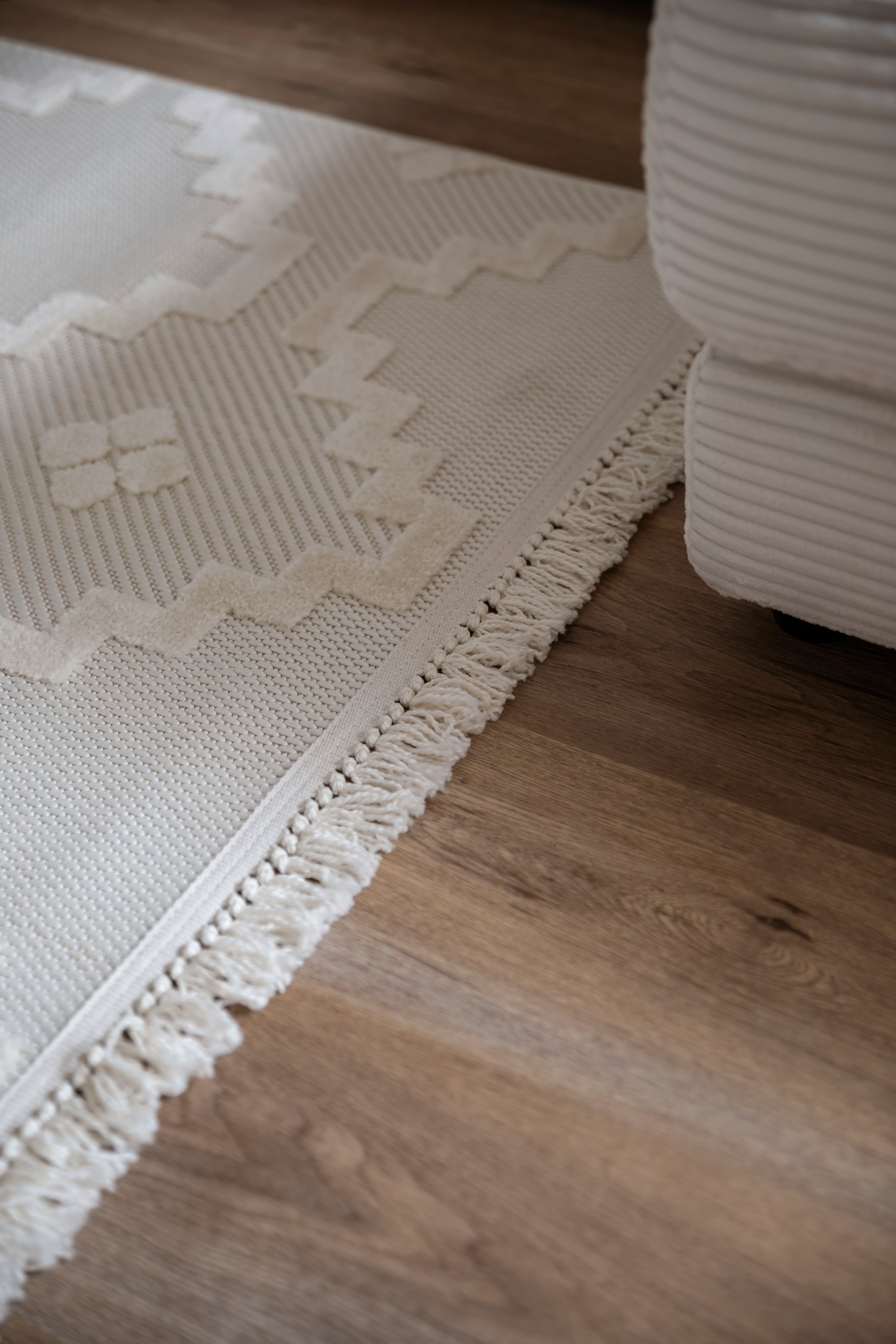 SCHÖNER WOHNEN-Kollektion Teppich »Summer 6352« rechteckig 6 mm Höhe In- und Outdoor geeignet, Hoch Tief Struktur, Robuster Teppich