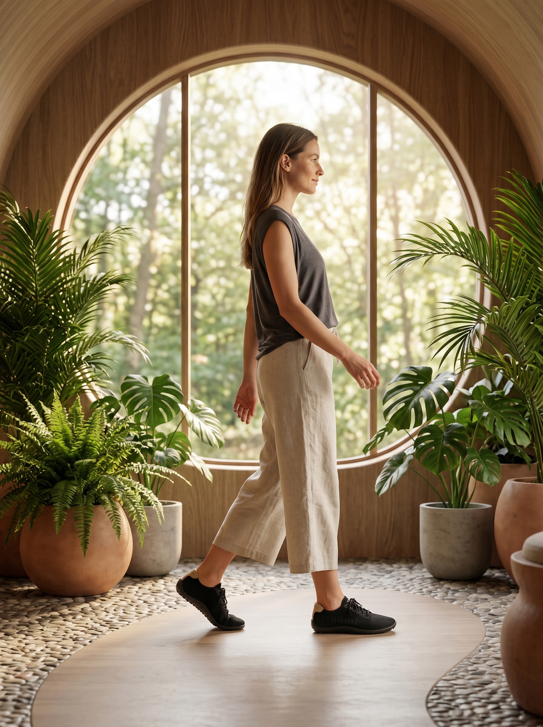Leguano Chaussures pieds nus »ADVICE«  Chaussure à lacets, chaussure de loisirs, avec semelle hybride innovation mondiale, pour elle & lui