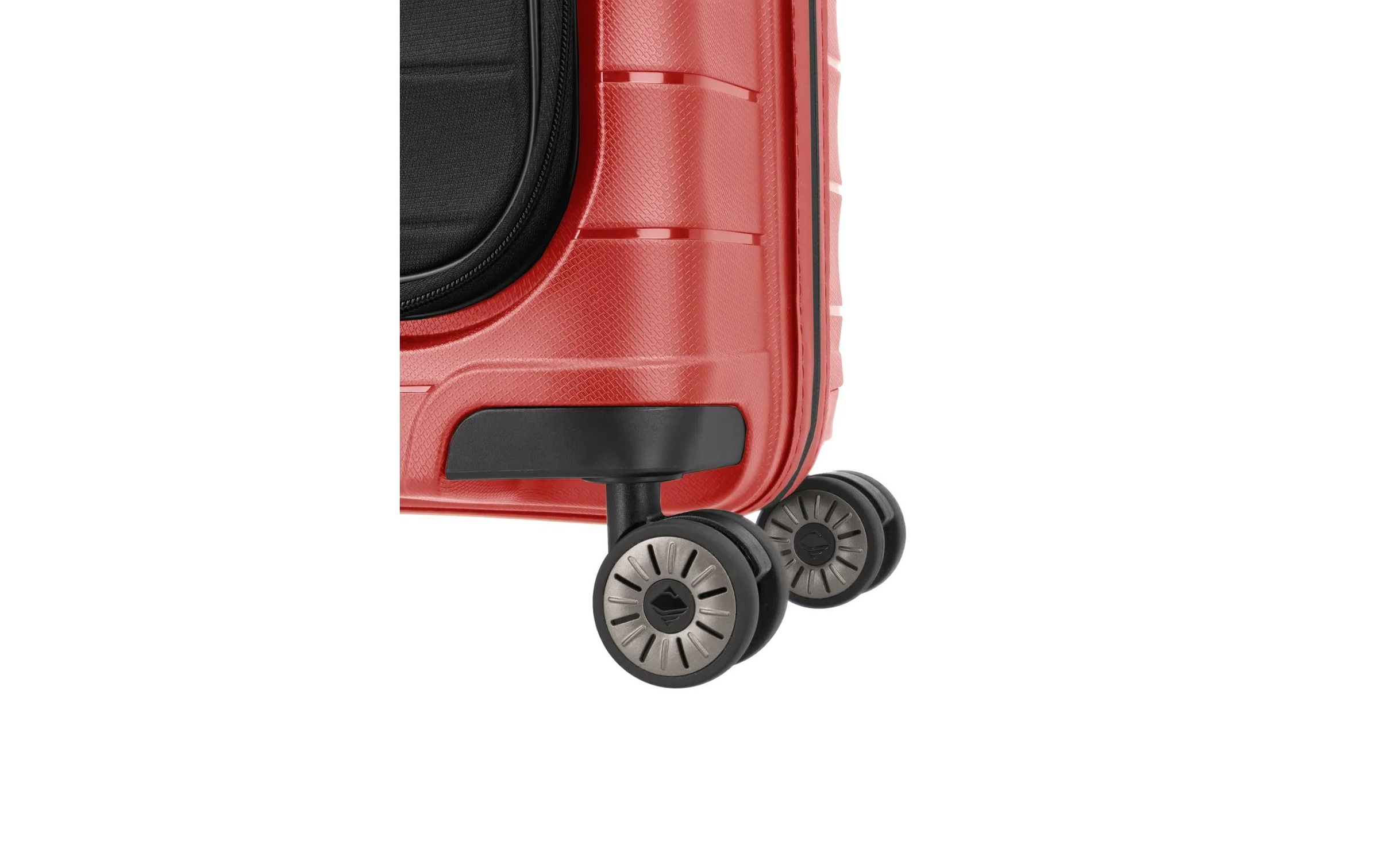 travelite Trolley »travelite Reisekoffer Mooby Trolley S+ Fronttasche 44 l « 44 l 4 Rollen