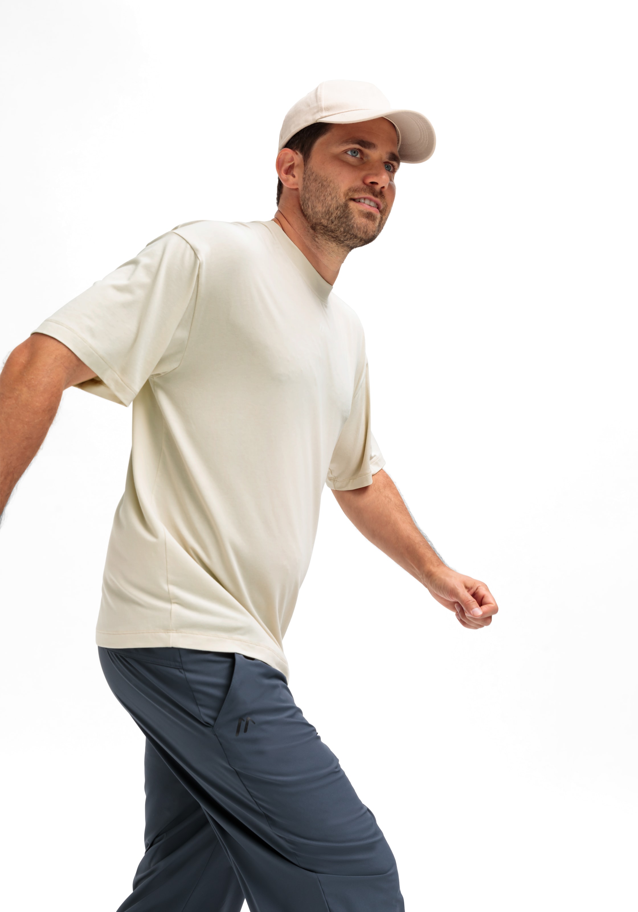 Maier Sports Kurzarmshirt »MS FAV TEE« Unisex T-Shirt lockere Passform mit bequemem Schnitt