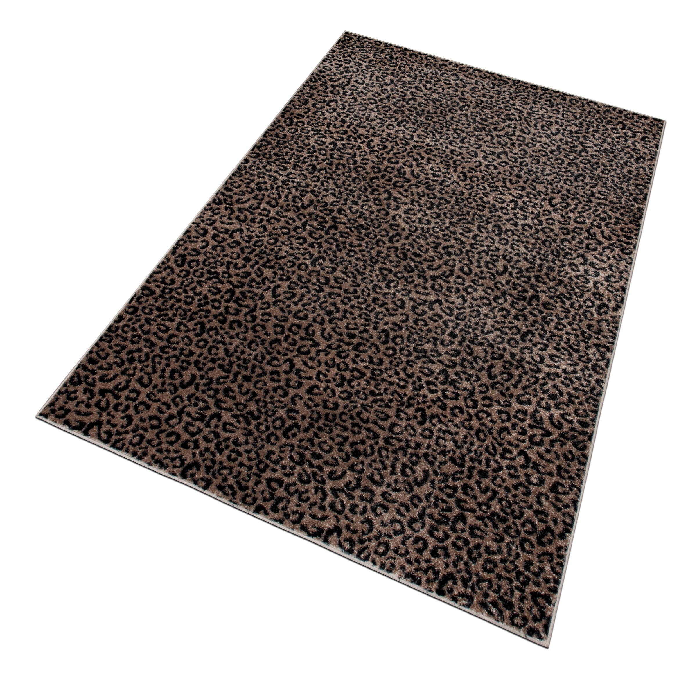 GOODproduct Tapis »Fynna, Leoparden-Muster, Animalprint« Rectangulaire 9 mm Höhe besonders weicher Flor, Wohnzimmer, Schlafzimmer, Esszimmer, Leo