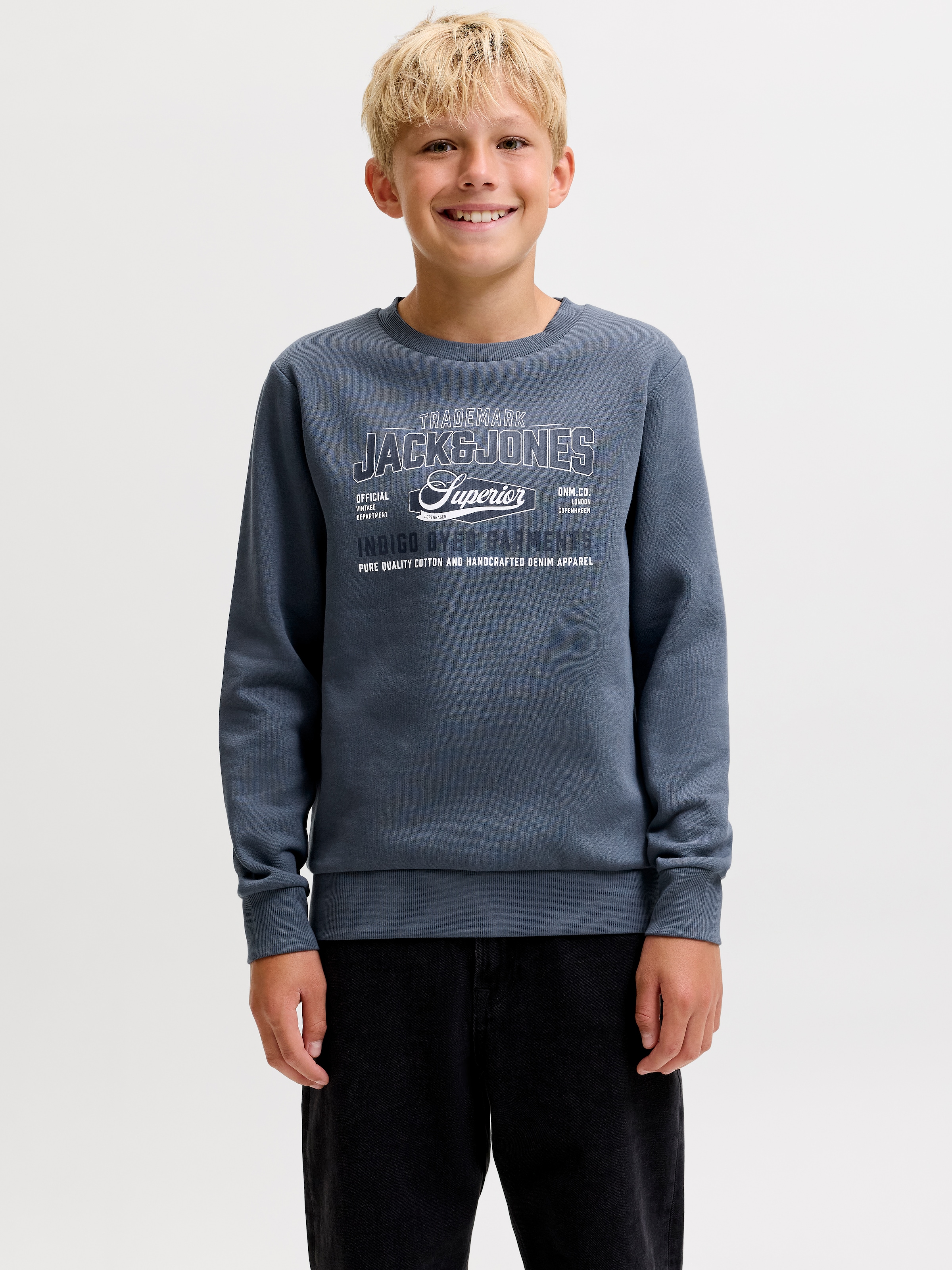 Jack & Jones Junior Sweatshirt »JJELOGO SWEAT CREW 2 COL AW26 SN JNR«, Baumwolle, regular fit
