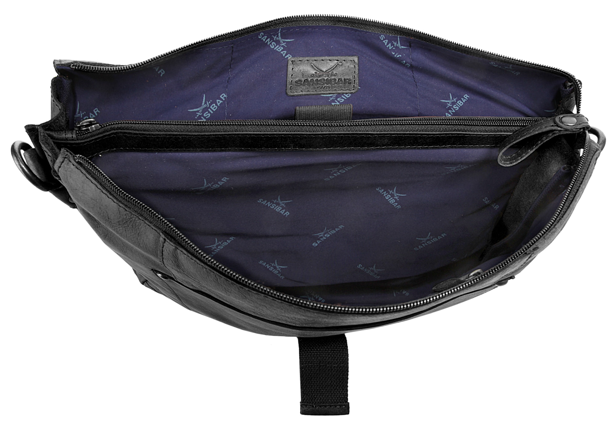 Sansibar Sac de messager echt Leder