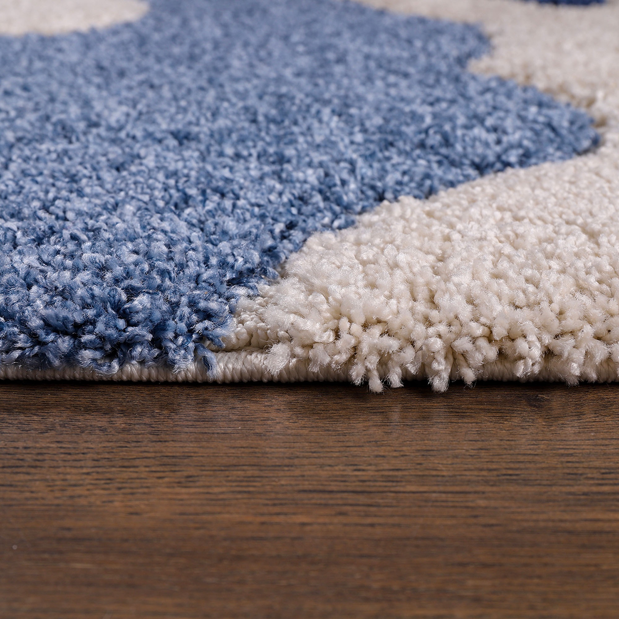 Sanat Tapis à poils longs »Luxus 3508« Rectangulaire 30 mm Höhe robuster Langflor, weich, Wohnzimmer, Schlafzimmer