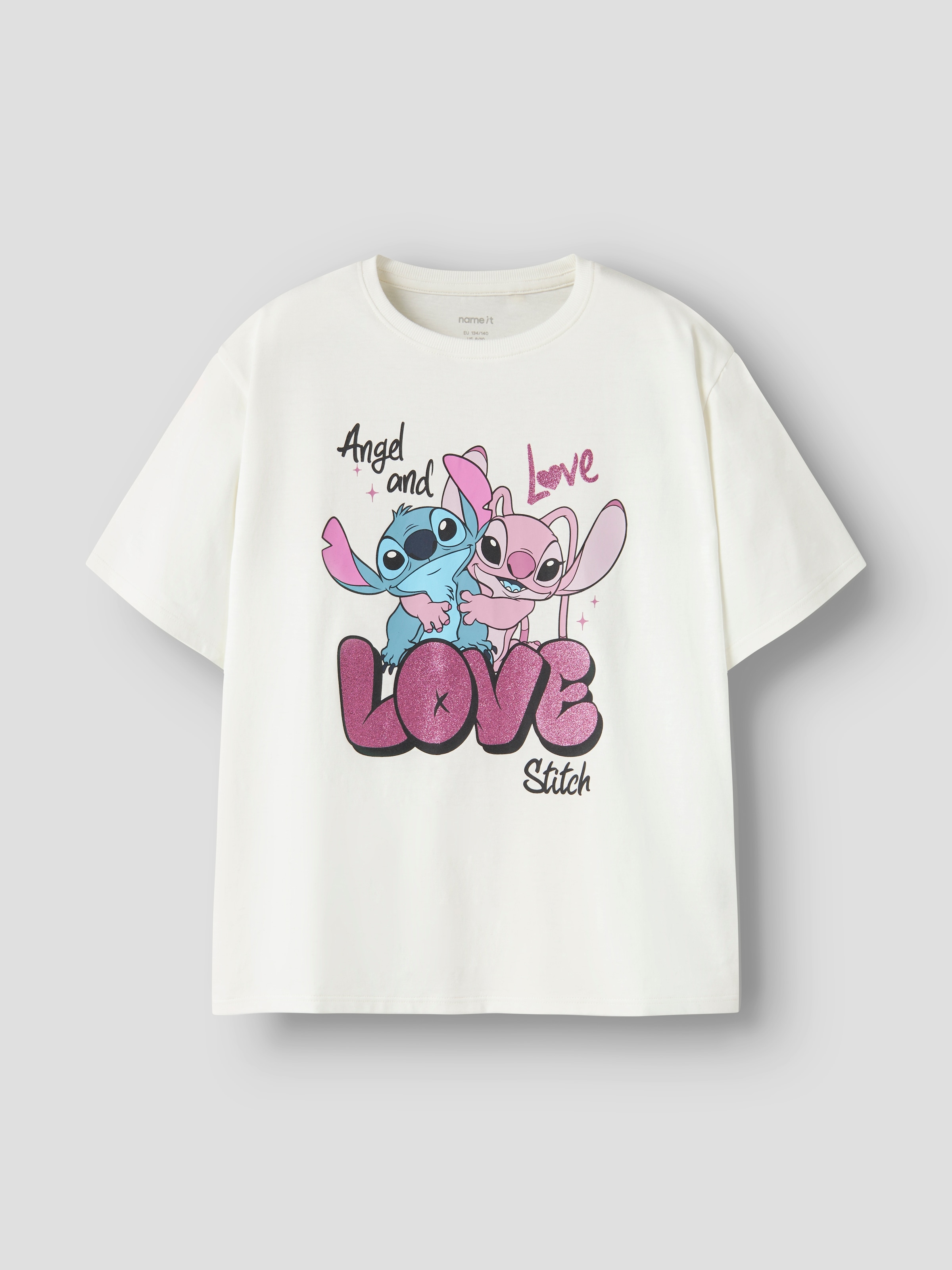 Name It T-Shirt »NKFDYMIR STITCH SS NREG TOP BOX NOOS WDI« Baumwolle, normal geschnitten