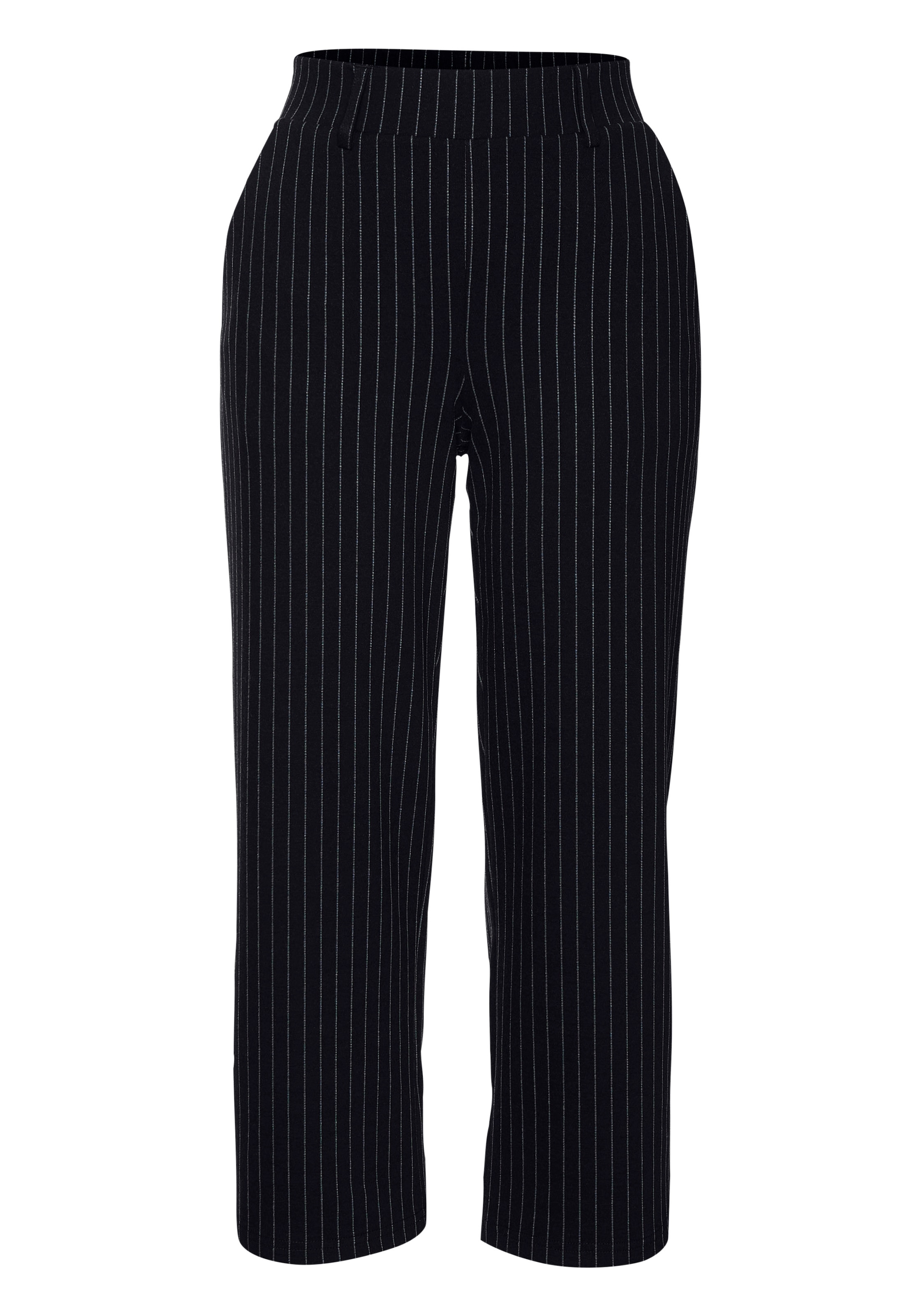 LASCANA Jupe-culotte  mit Jacquard Strickmuster oder uni schwarz