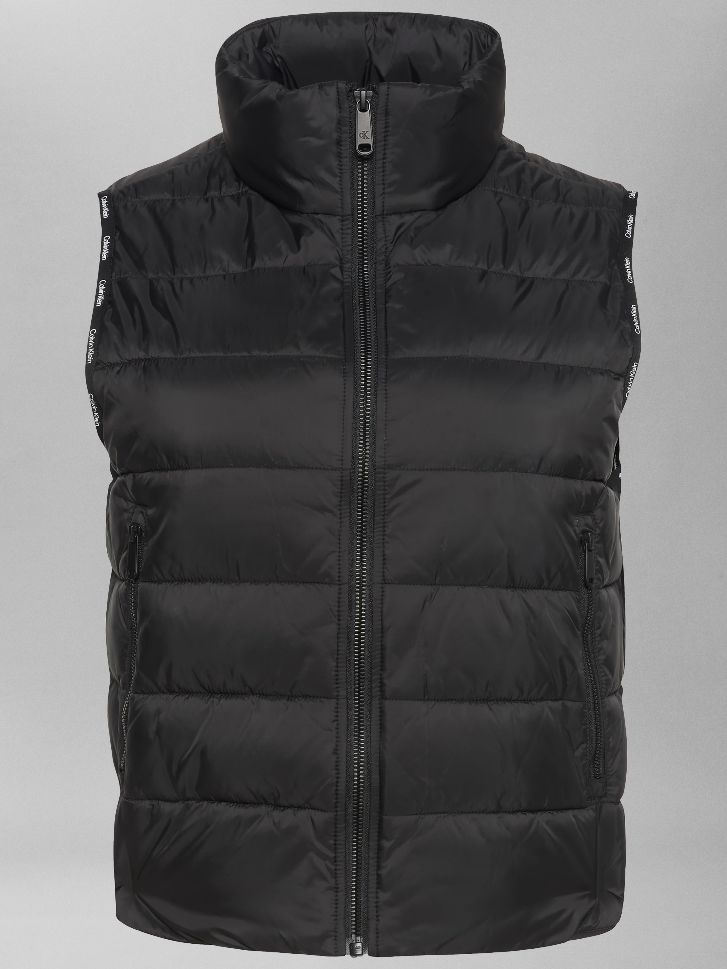 Calvin Klein Jeans Gilet matelassé Stehkragen, kurze Form, leicht wattiert