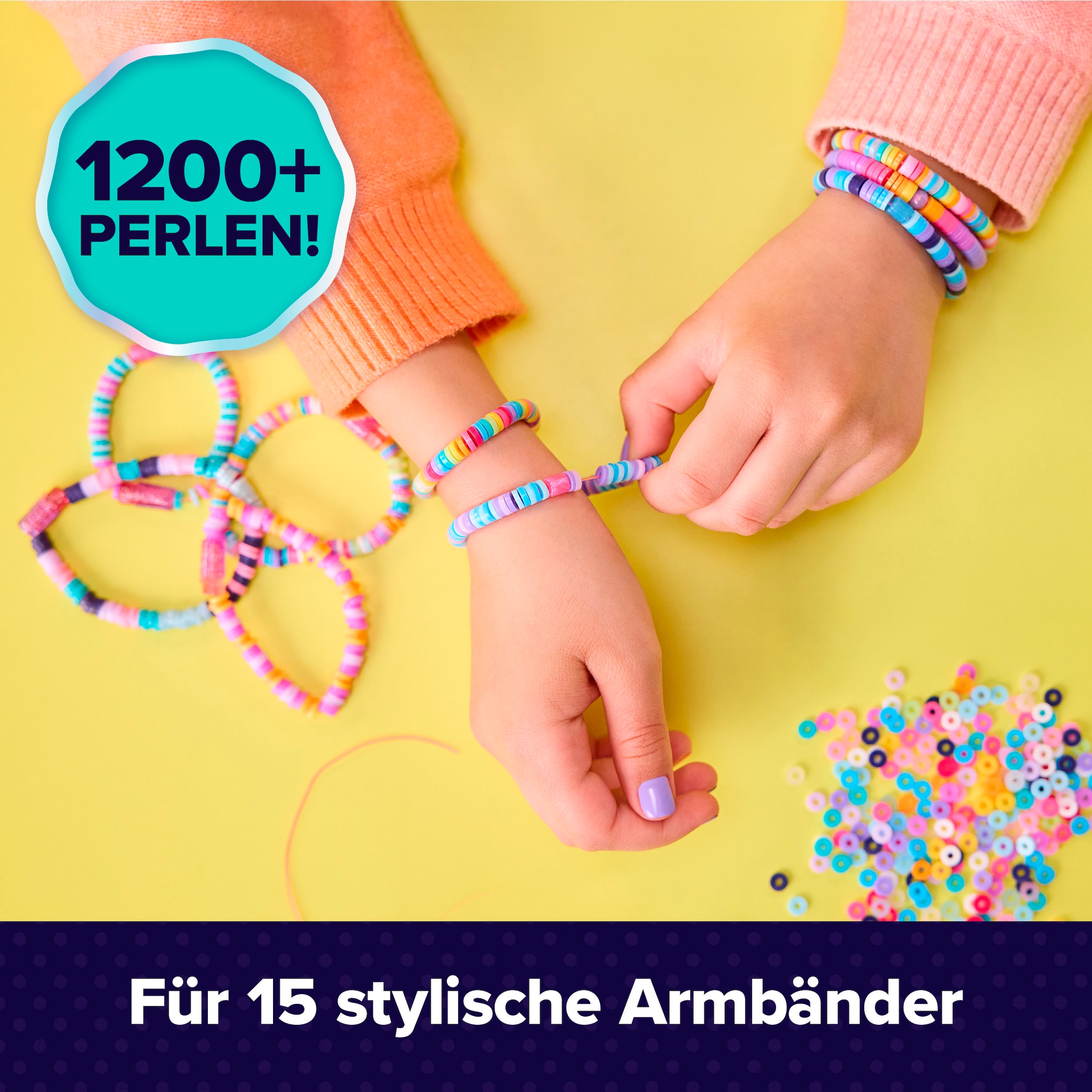 Spin Master Set créatif »Cool Maker Stack'd Heishi Armband Studio«