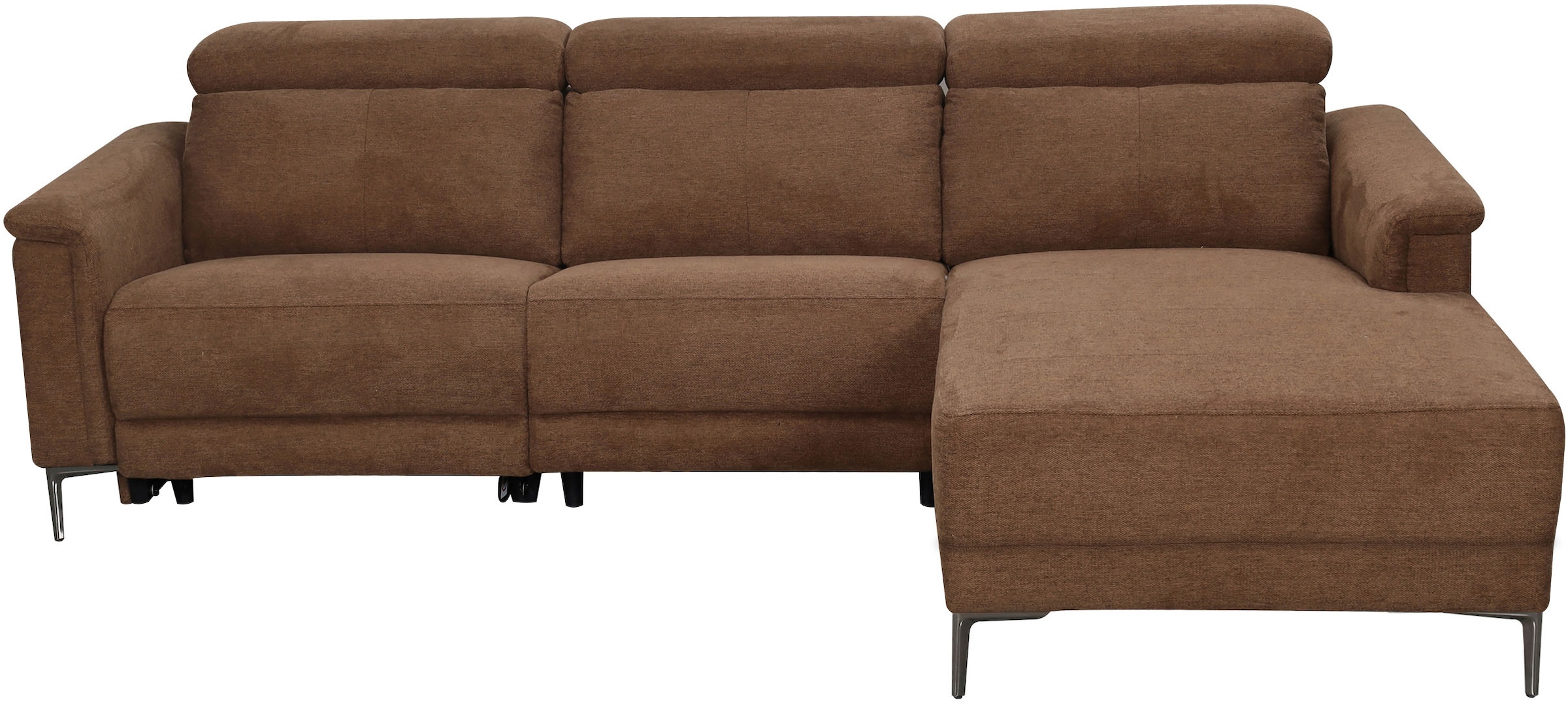 GOODproduct Canapé d'angle »LUND, L-Form, 261cm, man. o. elektr. Relaxfunktion (mit USB-A)« und Kopfteilverstellung