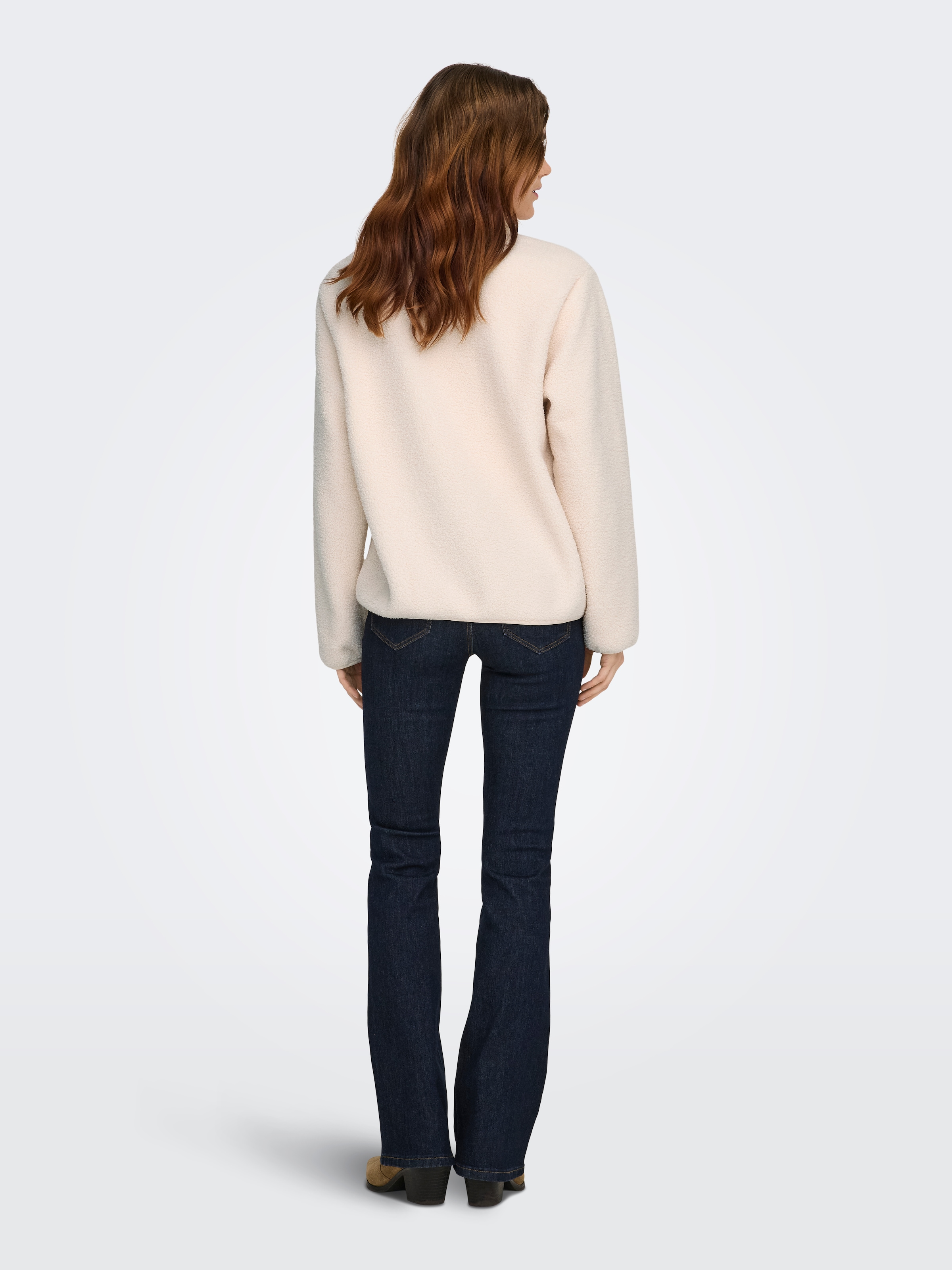 ONLY Veste en peluche »ONLEVA LIFE TEDDY JACKET CC OTW« ohne Kapuze Kunstfaser,