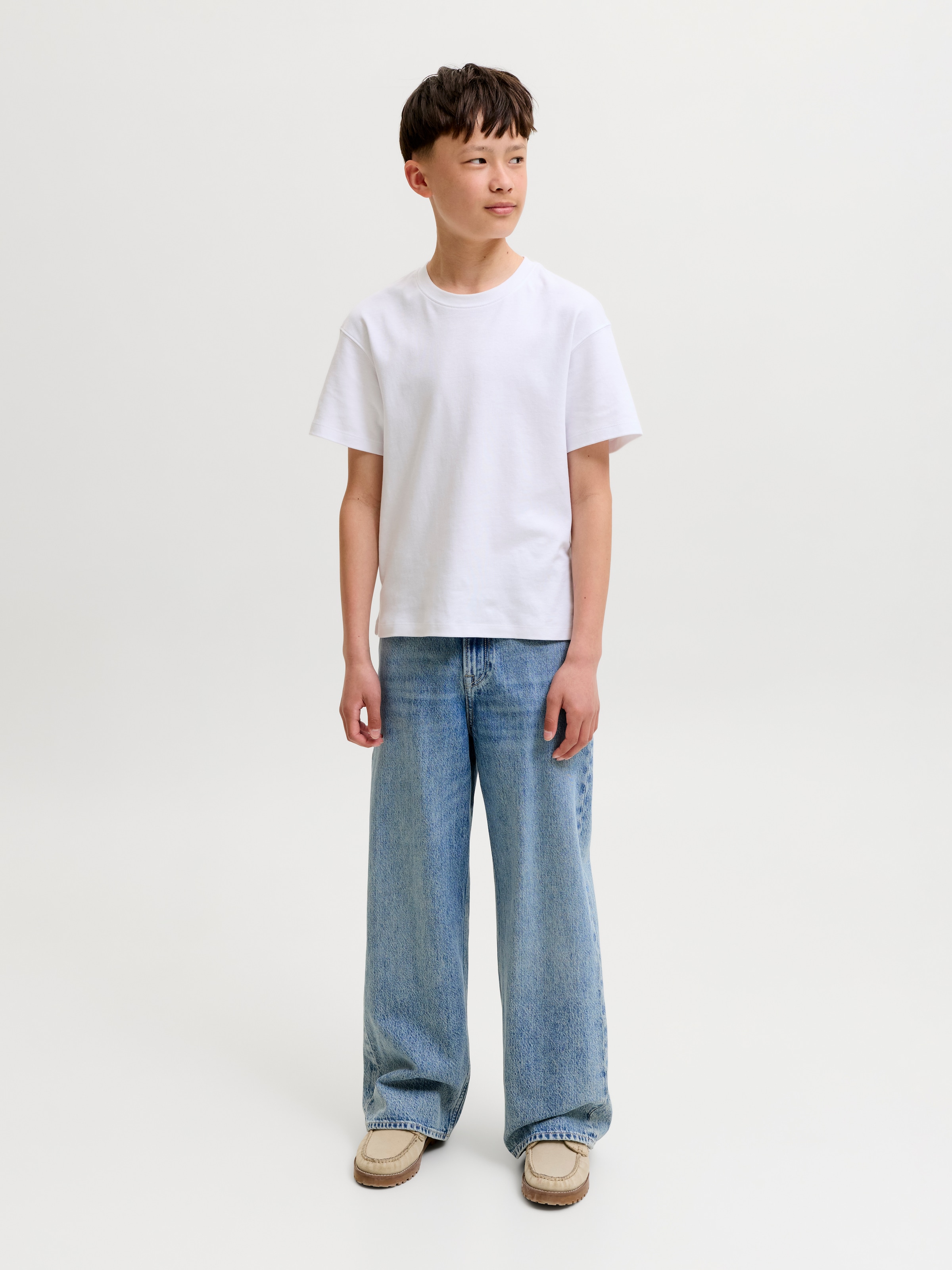 Jack & Jones Junior Weite Jeans »JJIDAVE JJORIGINAL ST 341 NOOS JNR« Baumwolle, weit