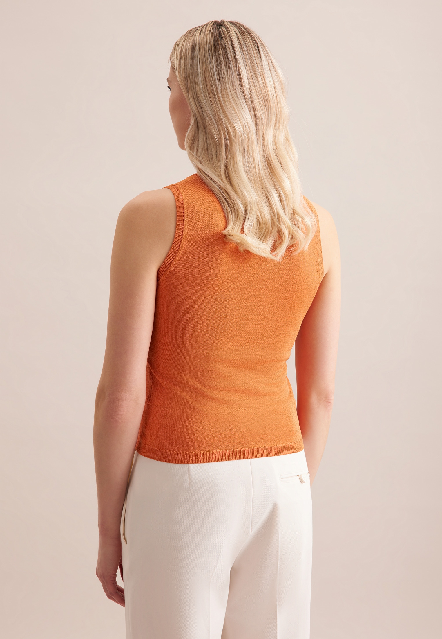 seidensticker Strickpullover »Schwarze Rose« Ohne Arm Rundhals