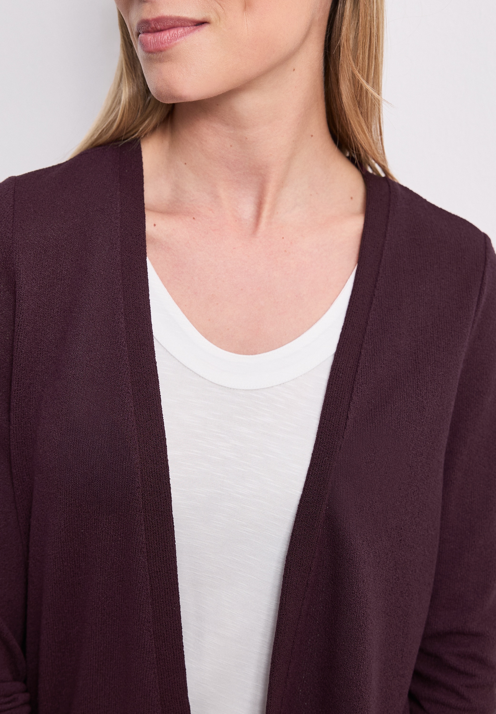 STREET ONE Veste en tricot »Style Nette« in offener Passform