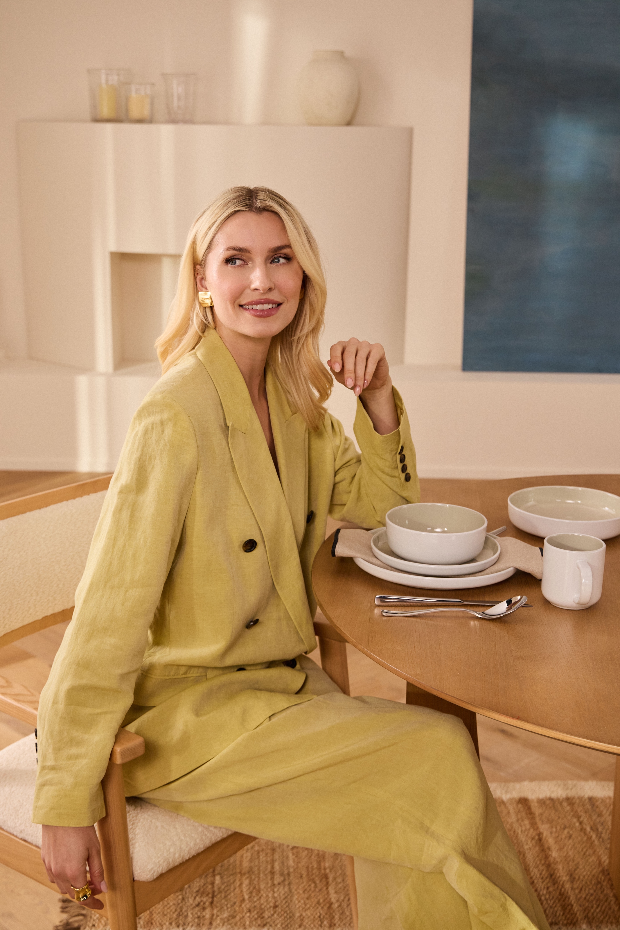 LeGer Home by Lena Gercke Teppich »Lenia, handgewebt, Jute« rechteckig 10 mm Höhe mit Fransen, Teppich, Wohnzimmer, Schlafzimmer, Esszimmer