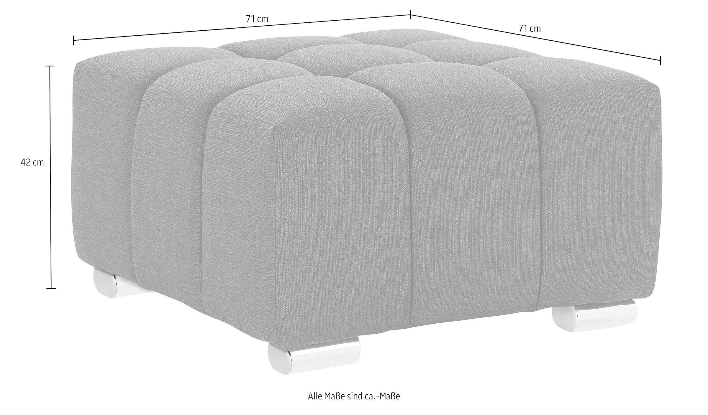 exxpo - sofa fashion Tabouret »Elias hochwertig und elegant, mit tollem Sitzkomfort«