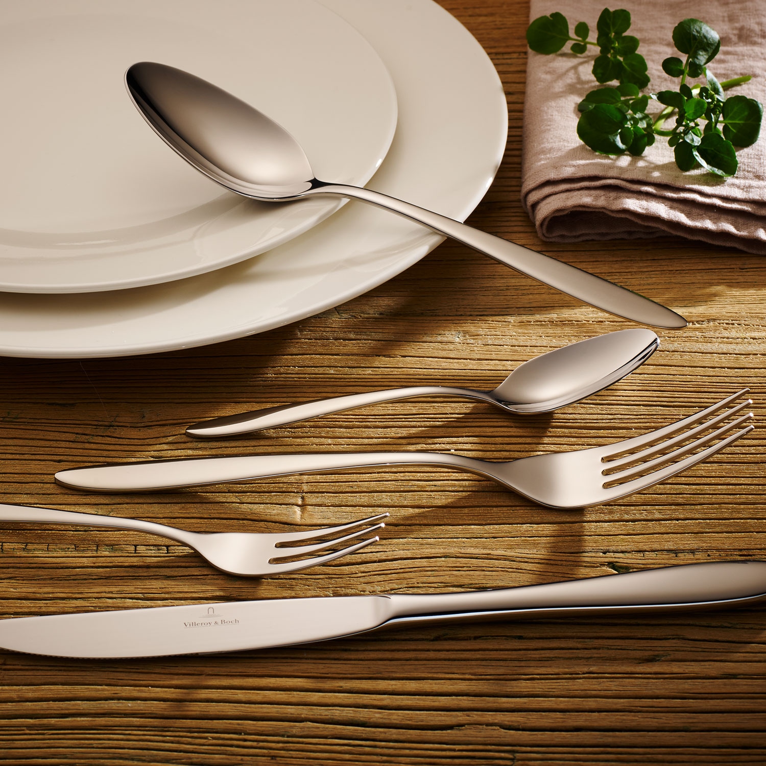 Villeroy & Boch Besteck-Set »Annalena Tafelbesteck« Robustes Besteck aus hochwertigem Edelstahl
