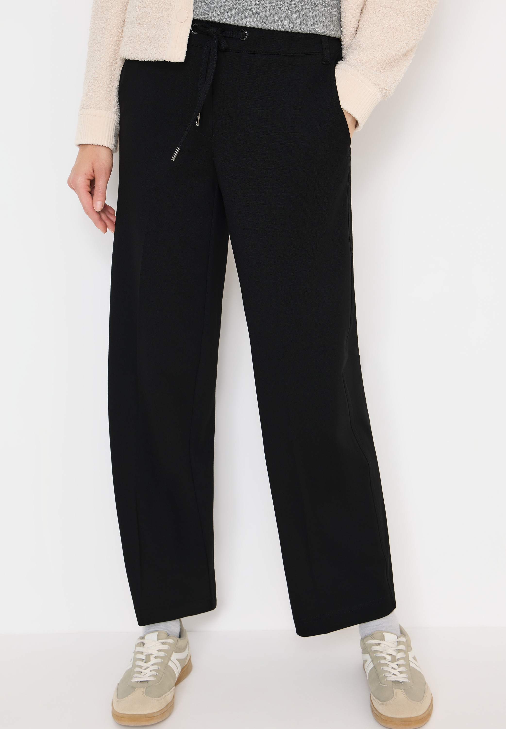 Cecil Pantalon en jersey »Style NEELE«  mit Gummizug und Kordel