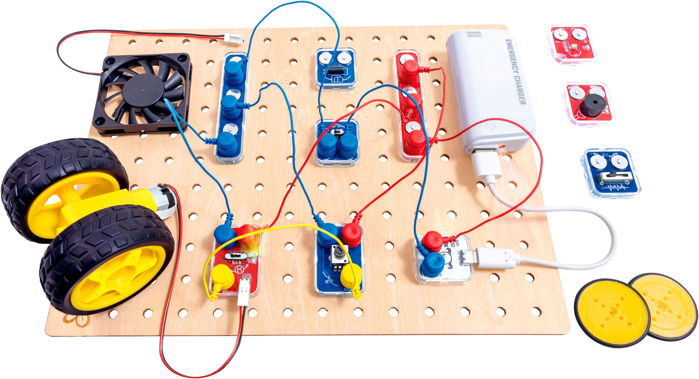 Hape Coffret d'expérimentation »Forscher Schaltkreise-Set Basic«