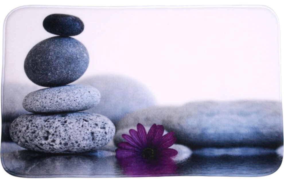 Sanilo Badaccessoire-Set »Energy Stones« bestehend aus WC-Sitz, Badteppich und Waschbeckenstöpsel