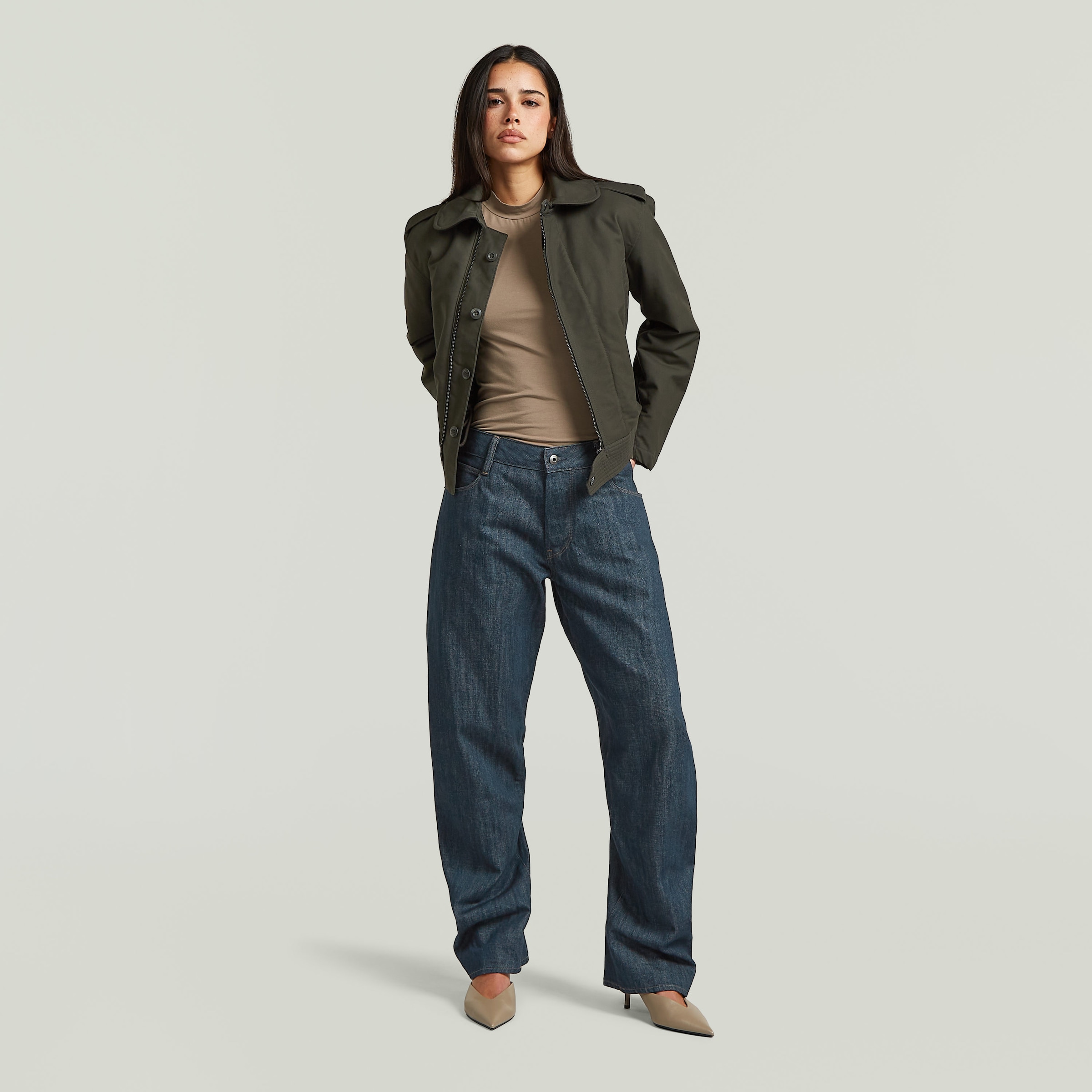 G-STAR Jeans loose fit »G-Star Arc 3D Loose Wmn« avec coupe spéciale, denim en coton