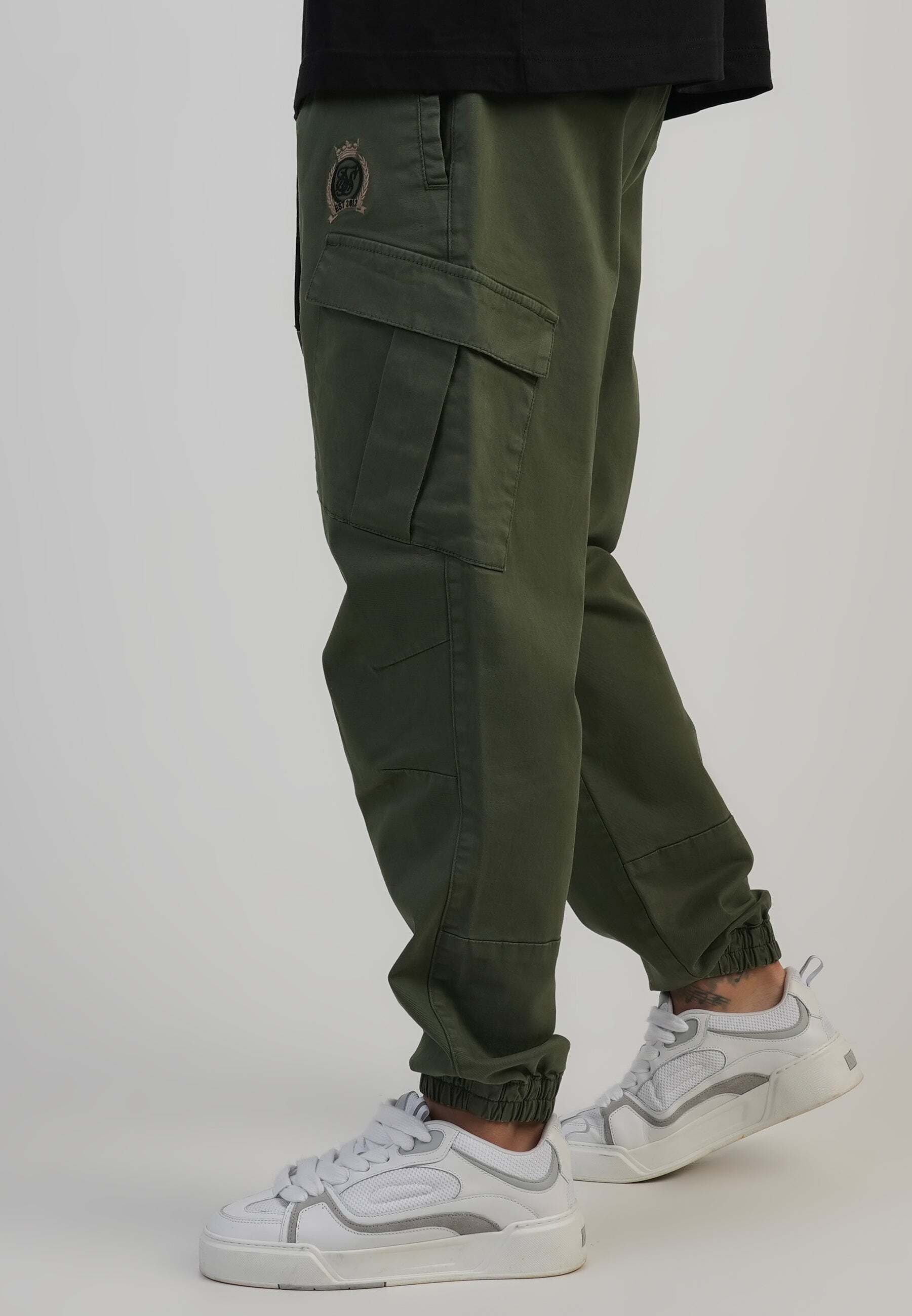 Siksilk Pantalon cargo »Siksilk Cargohose Slim Fit Cargos«