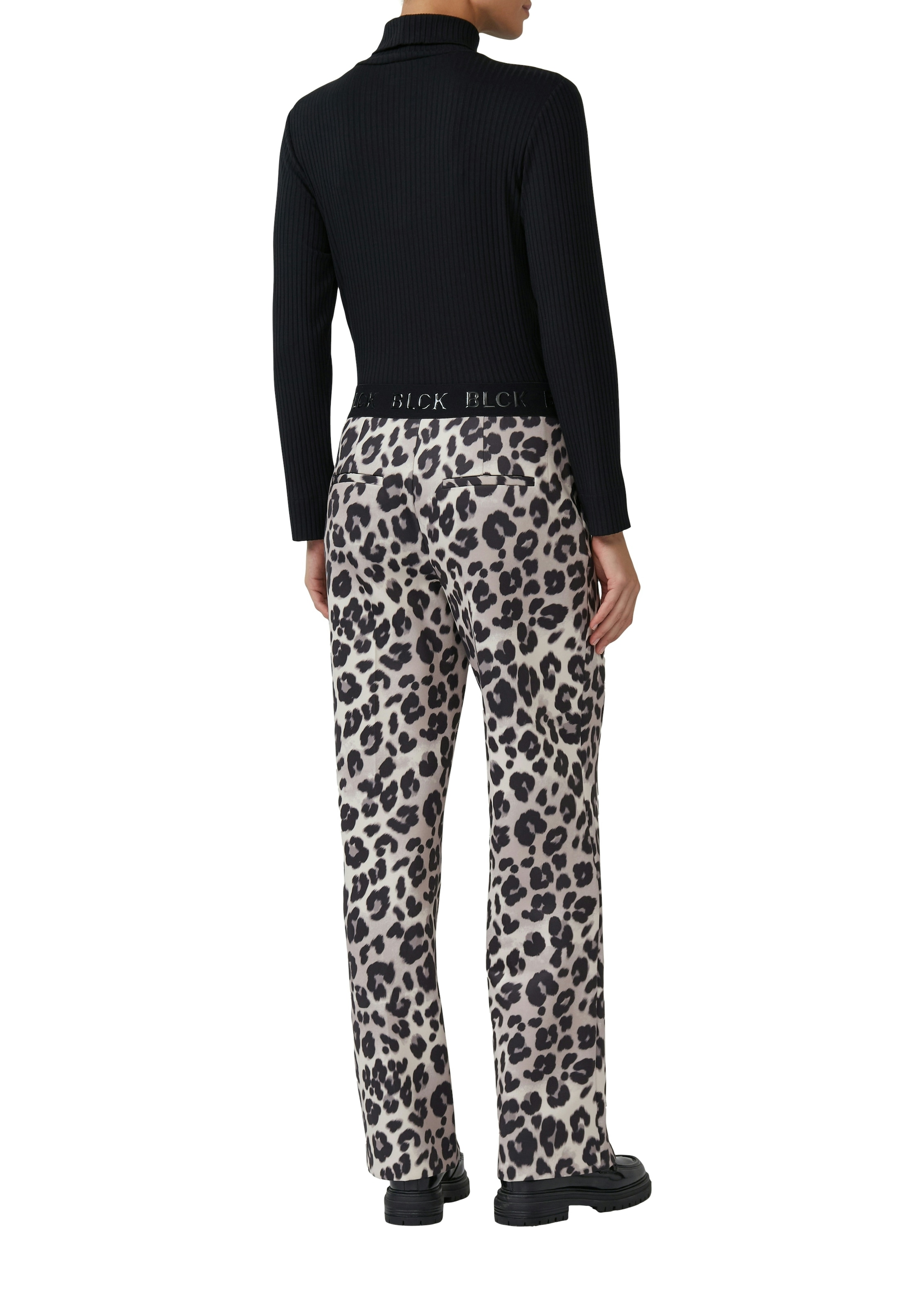 s.Oliver BLACK LABEL Stoffhose  mit elastischem Bund