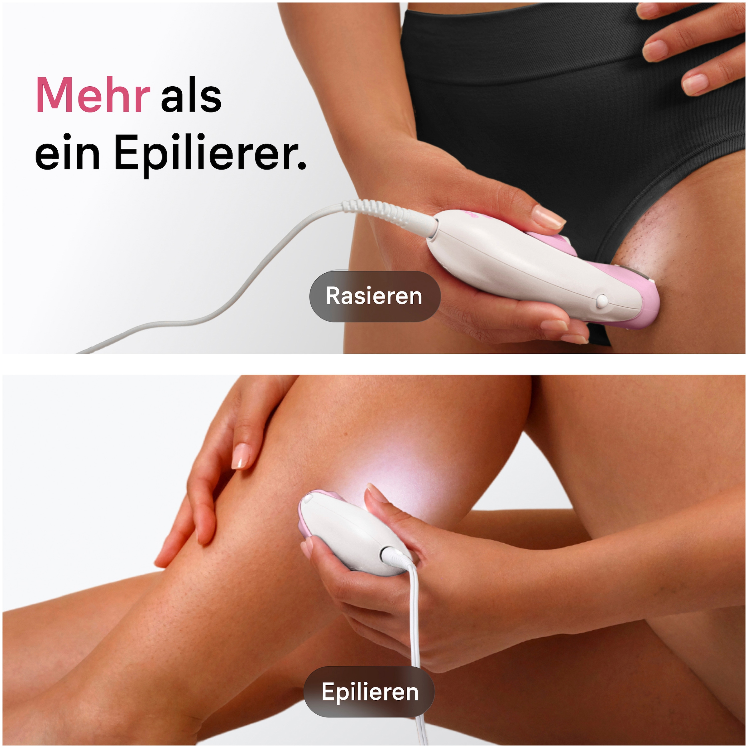 Braun Épilateur »Silk-épil 3 SE3-031« Langanhaltend glatte Haut, inkl. Rasieraufsatz und Trimmerkamm
