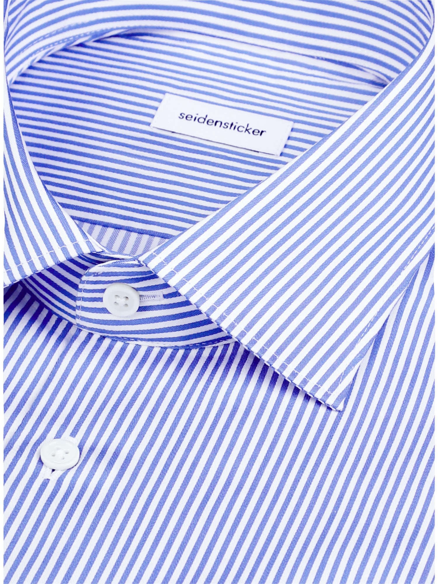 seidensticker Chemise d'affaires »Schwarze Rose« Slim 1/1 Kentkragen Gestreift