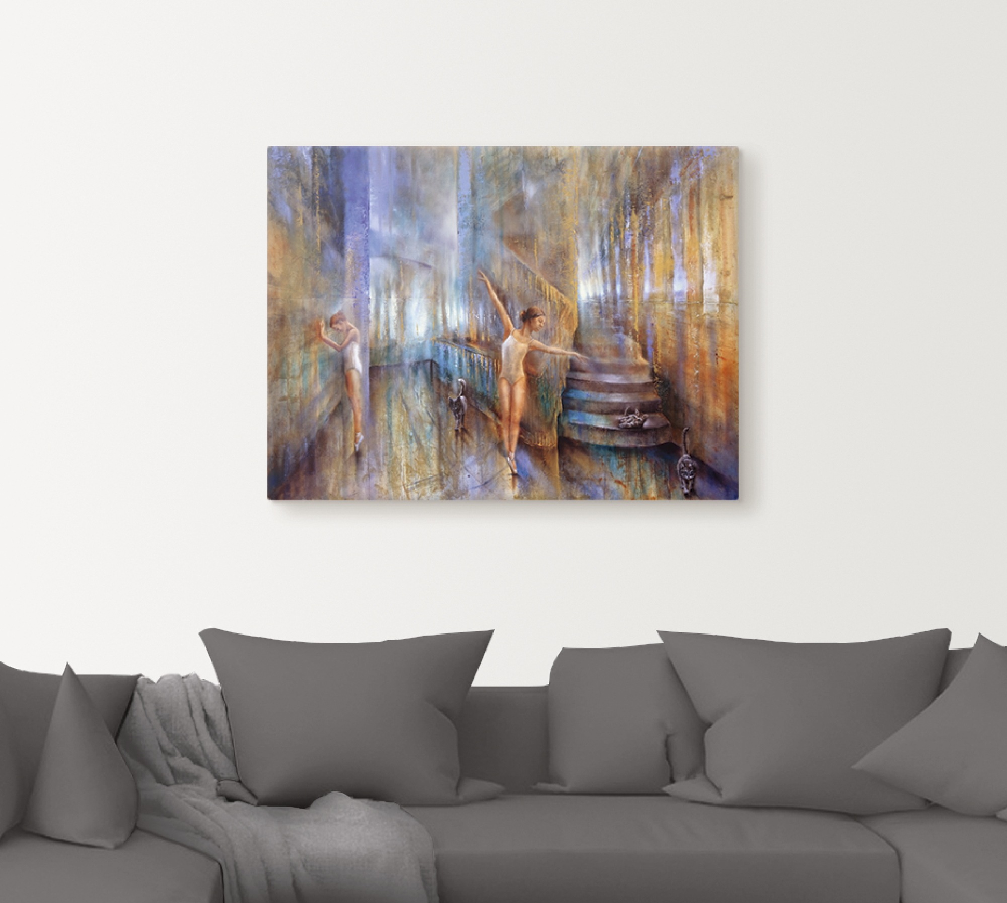 Artland Leinwandbild »Katzen« Katzen 1 Stk. tlg. auf Holzrahmen gespannt