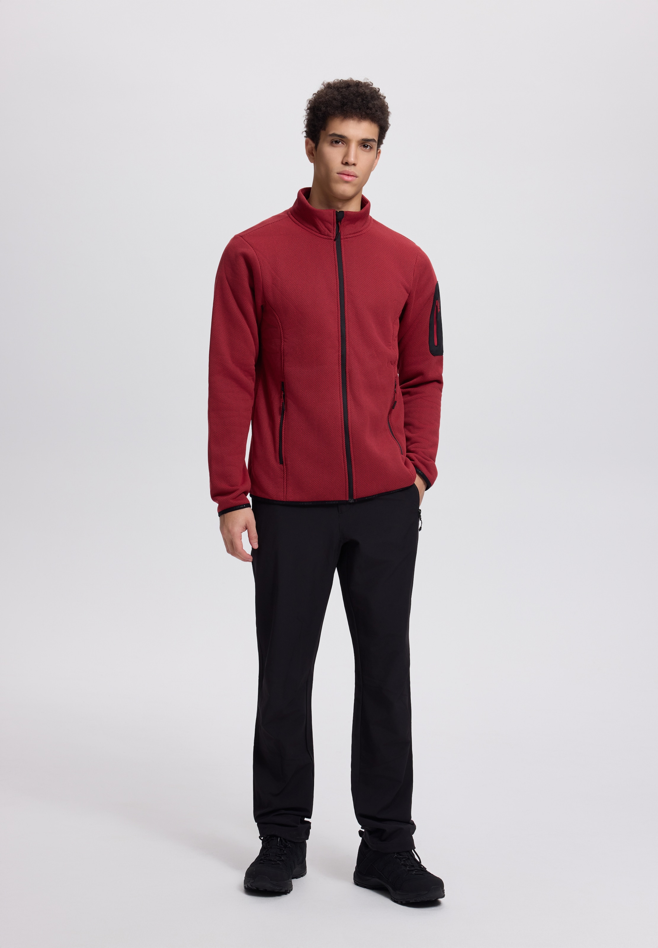 Icepeak Veste polaire »BREDSTEDT« avec col montant, séchage rapide, longueur normale