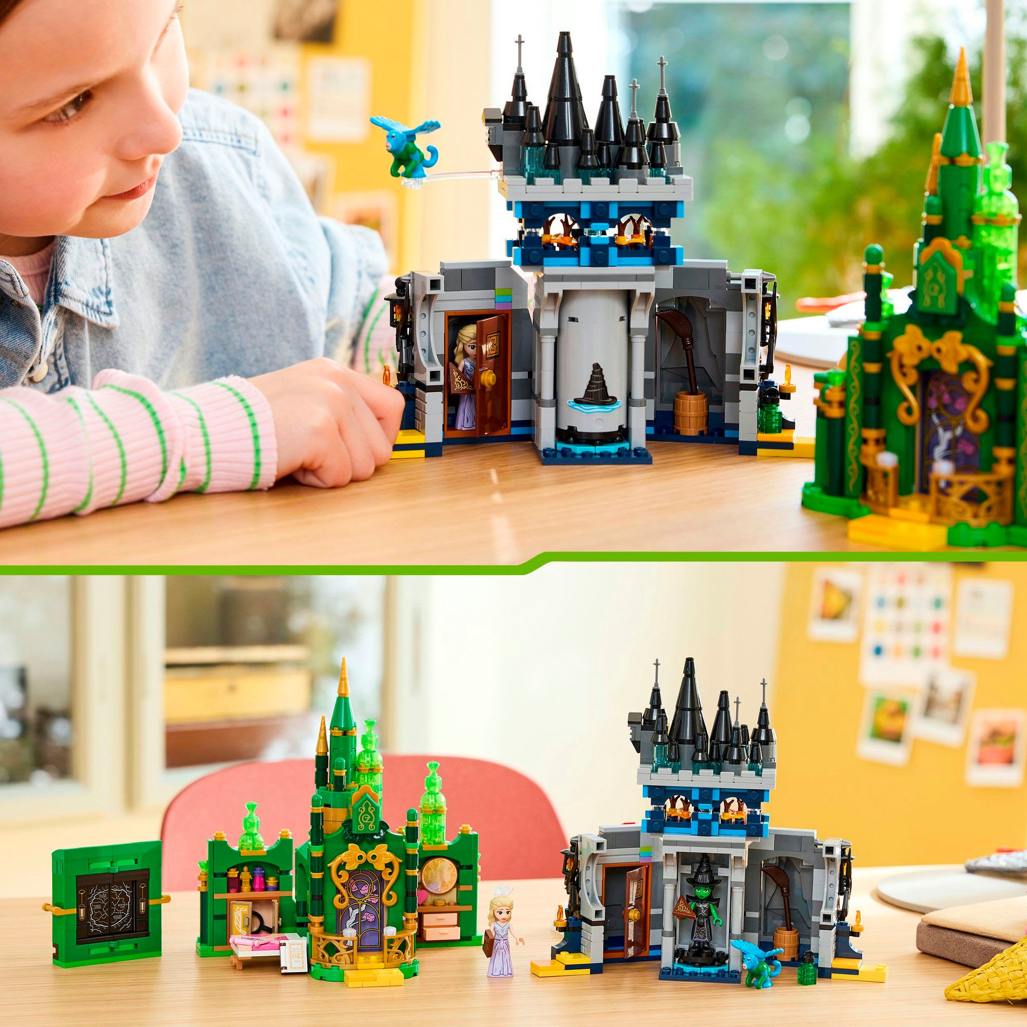 LEGO® Konstruktionsspielsteine »Emerald City & Kiamo Ko Castle (75689), LEGO Wicked« Made in Europe